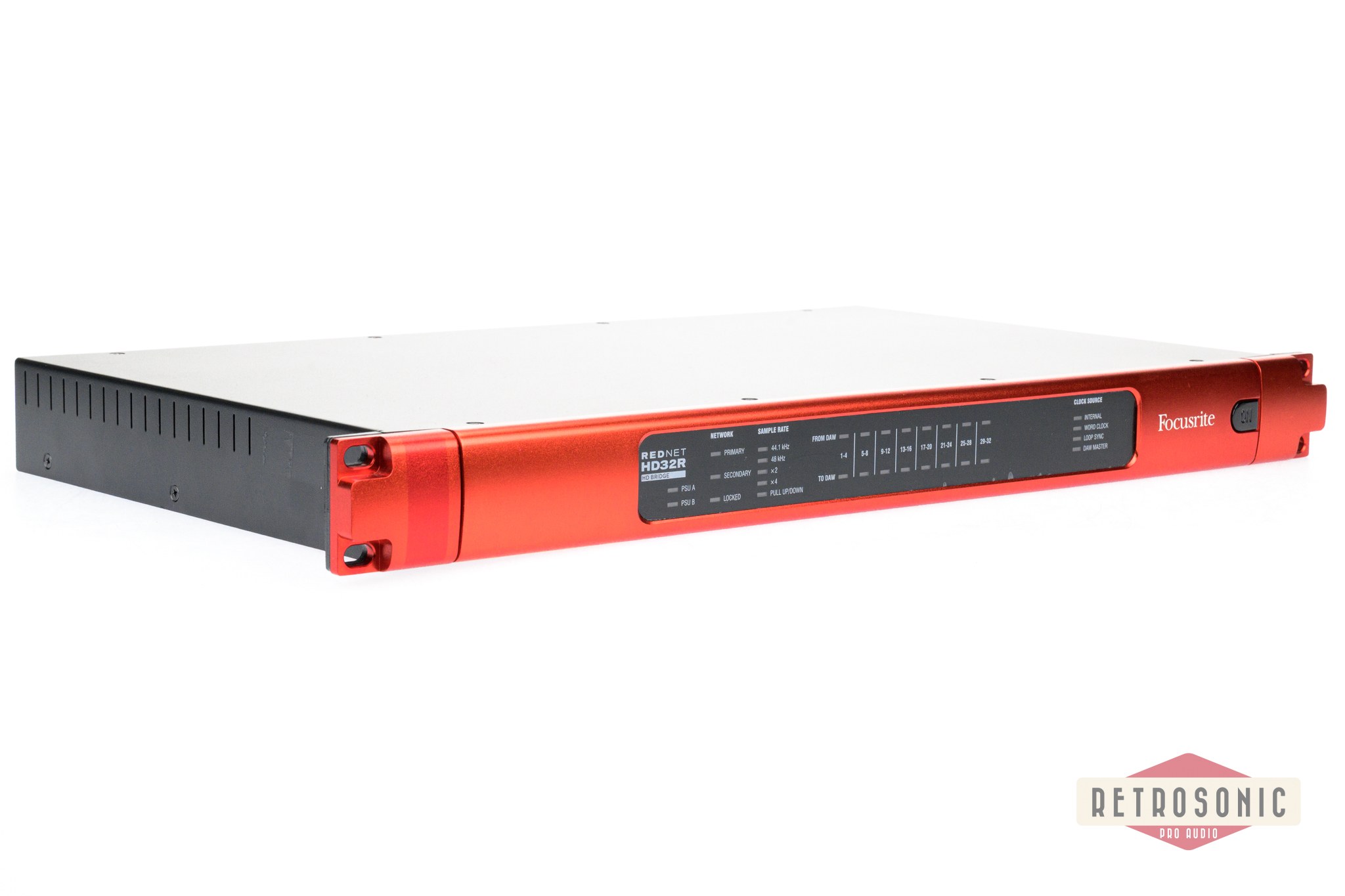 Focusrite RedNet HD32R Pro Tools HD Bridge Dante Audio Interface