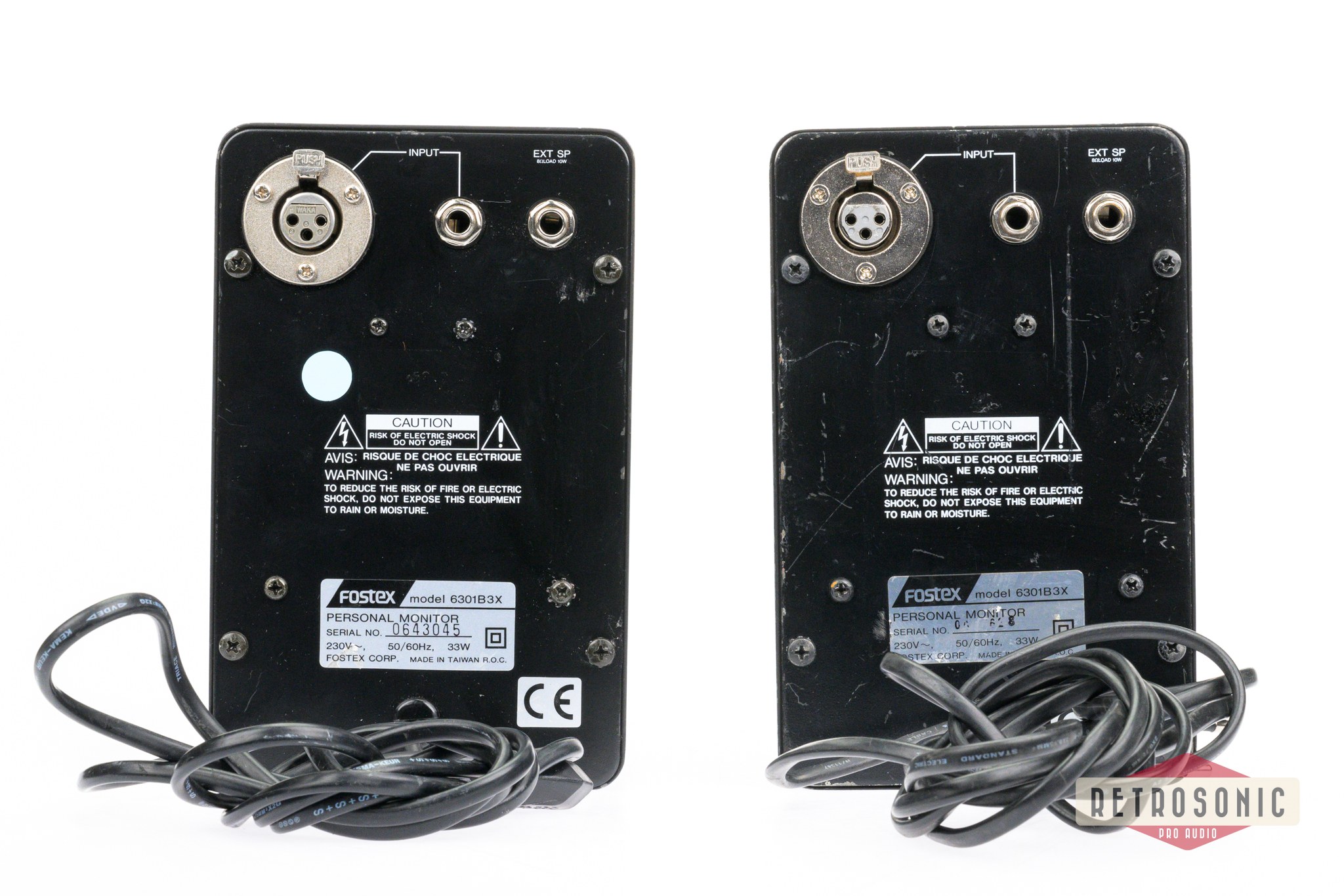 Fostex 6301B3X Active Speaker Pair incl. Roadcase