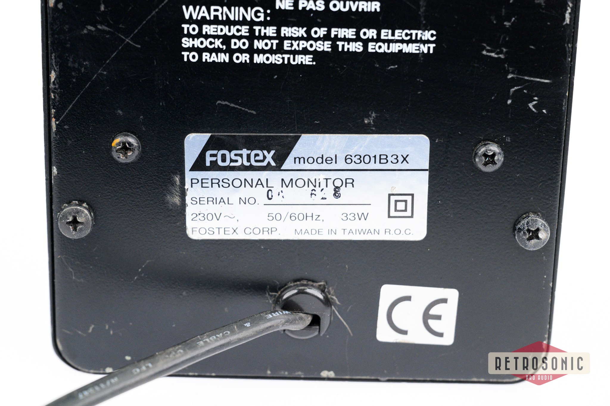 Fostex 6301B3X Active Speaker Pair incl. Roadcase
