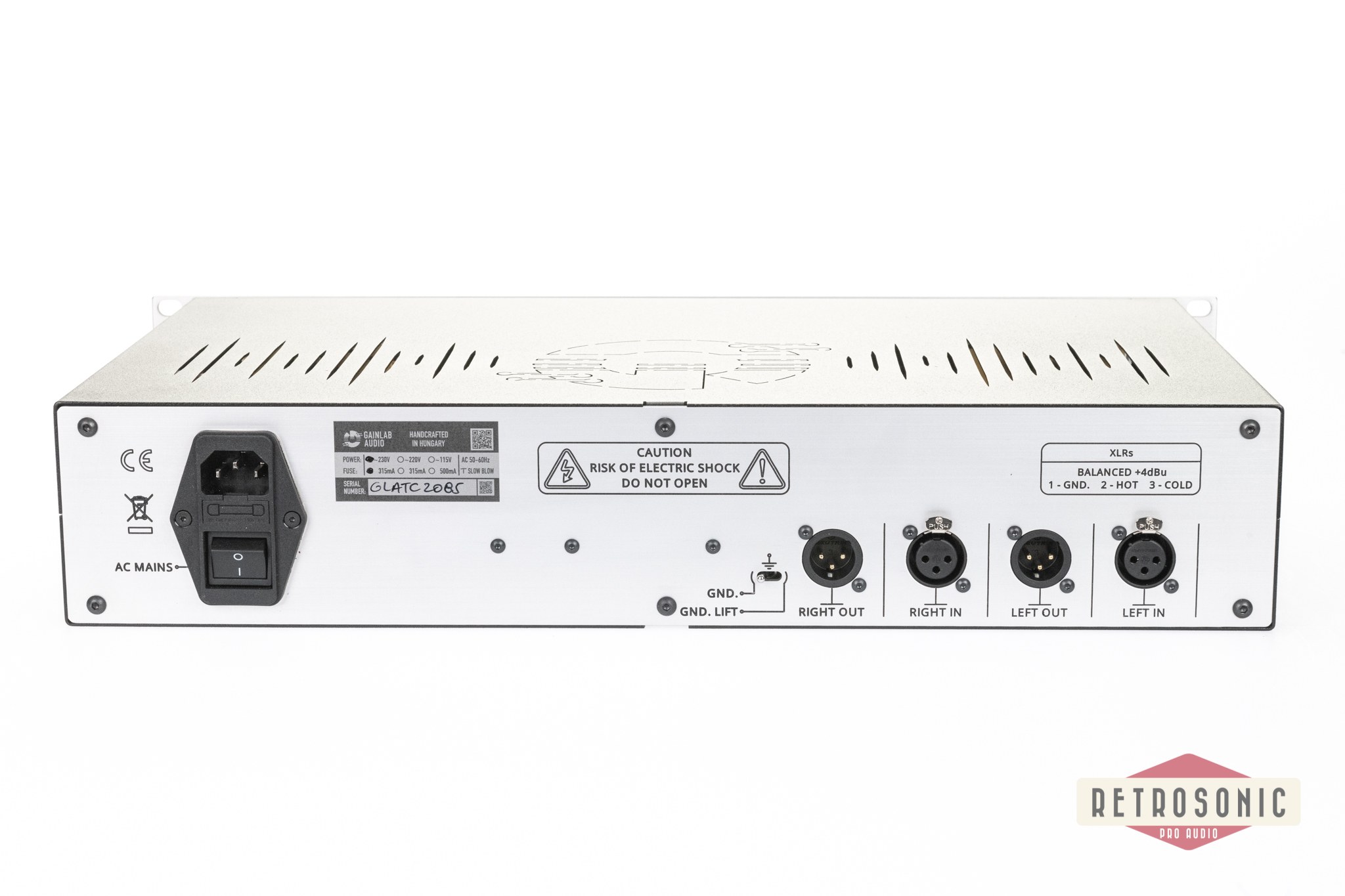 Gainlab Audio Dictator Dual Mono Pentode Vari-μ Compressor