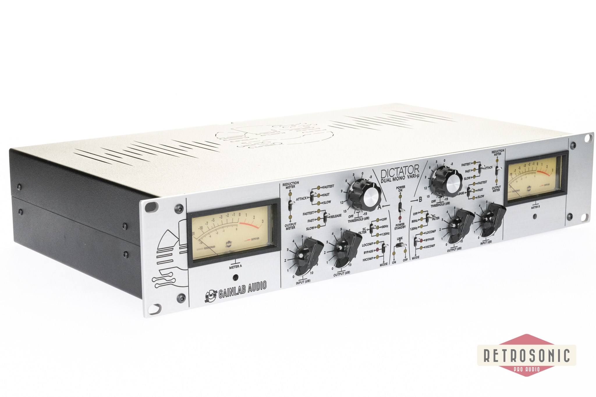 Gainlab Audio Dictator Dual Mono Pentode Vari-μ Compressor