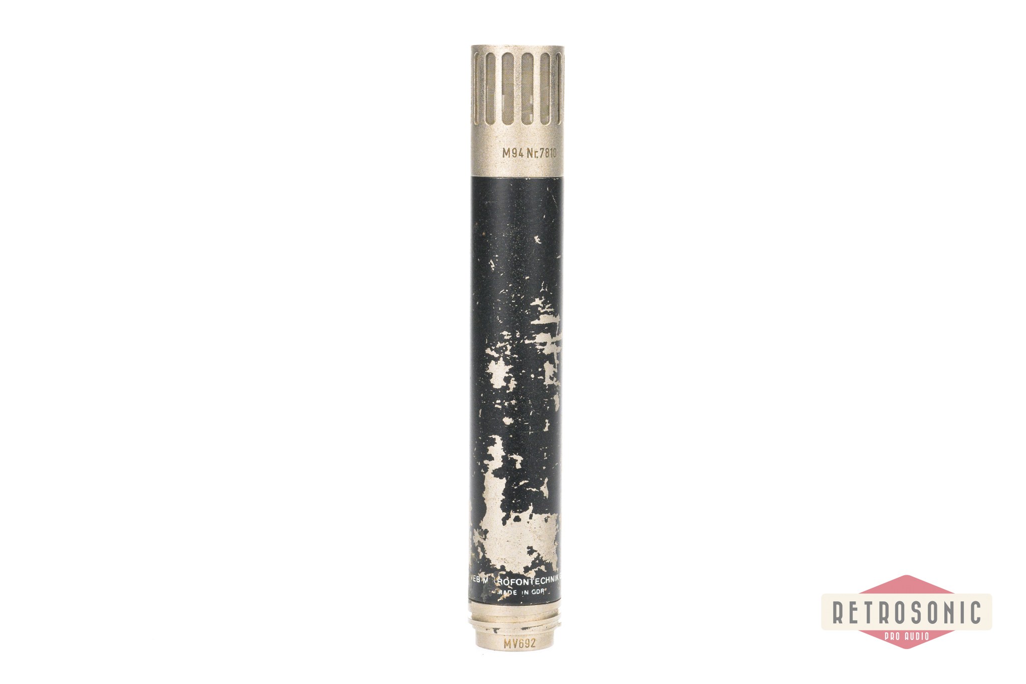 Gefell RFT MV692/M94 Cardioid 12Volt Condenser Microphone, N691 PSU