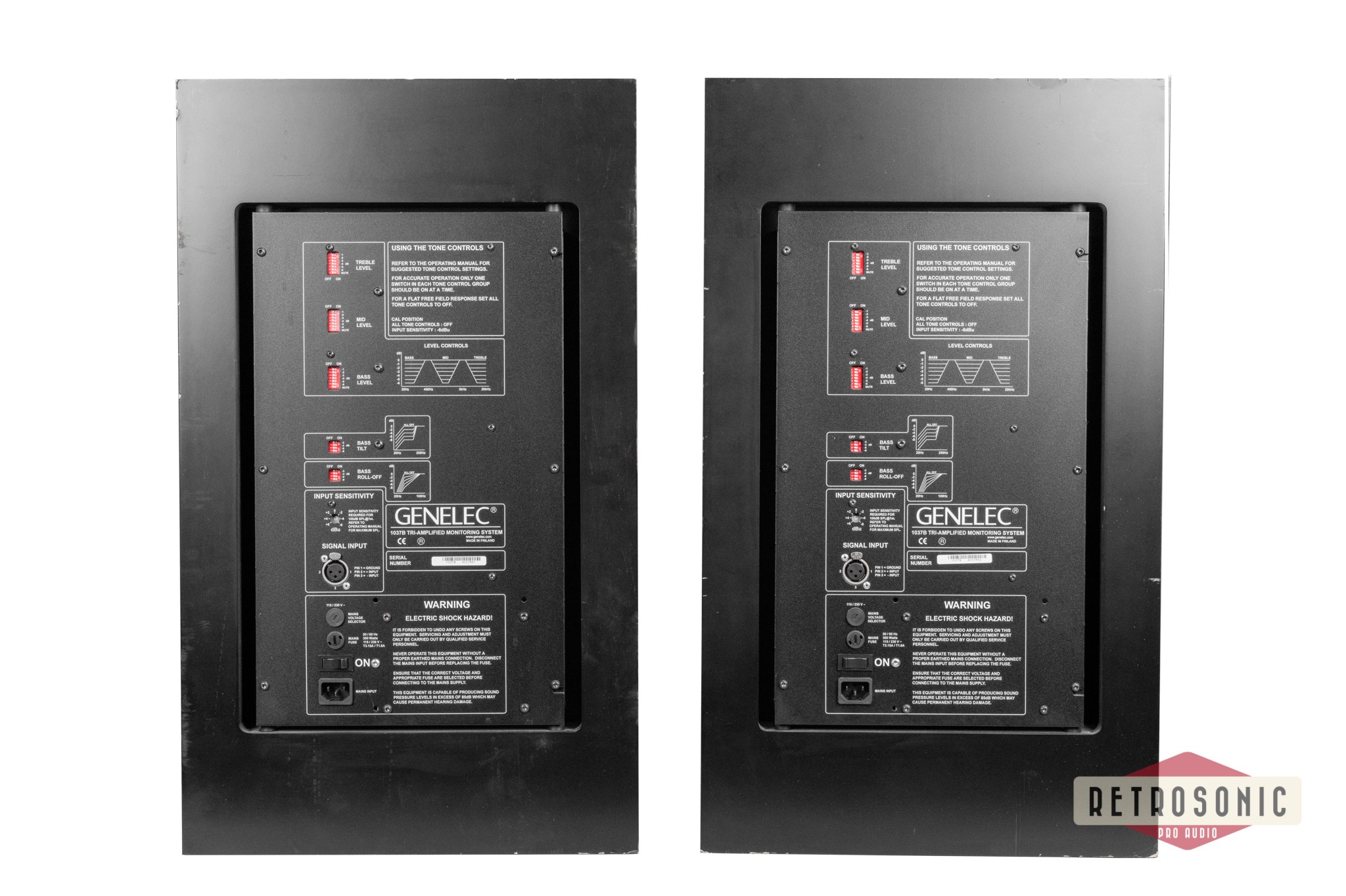 Genelec 1037B 3-Way Active Studio Monitor pair #2