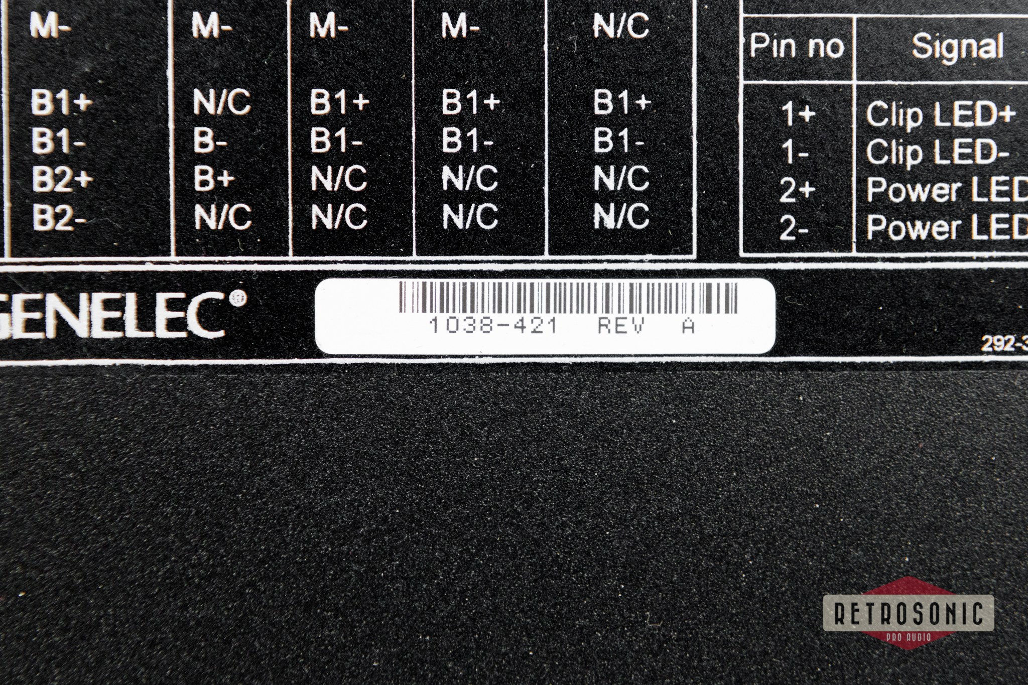 Genelec 1038A Tri-amplified Active Monitoring System PAIR