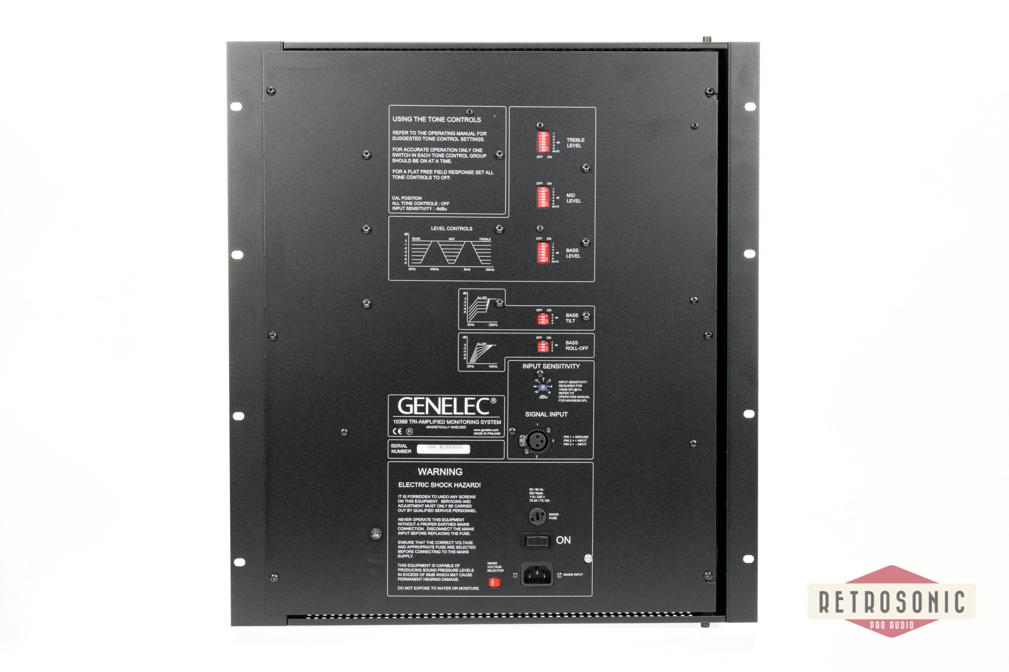 Genelec 1038BC Tri-amplified Active Monitoring System single unit  #1