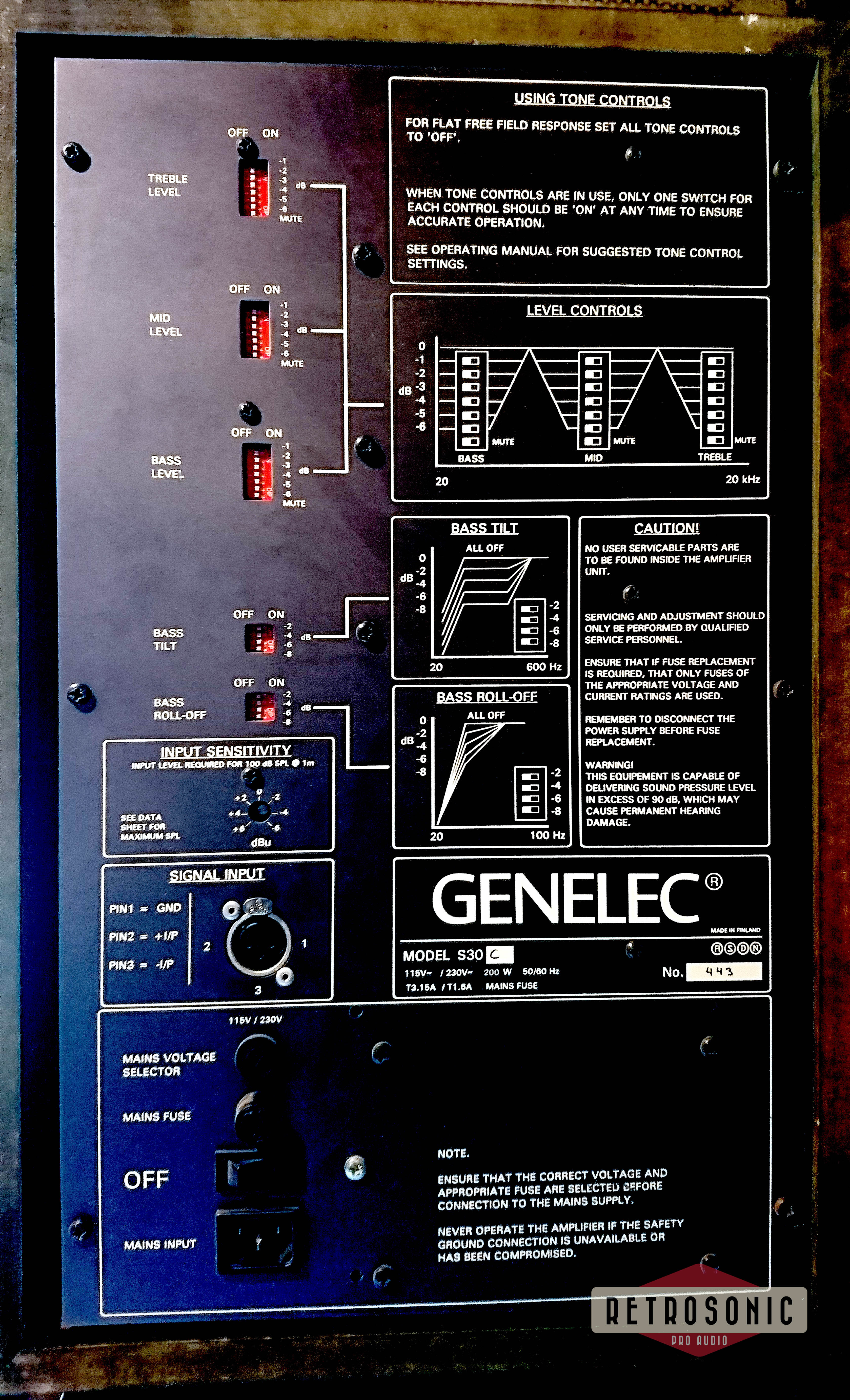 Genelec 3 x 1022 + 2 x S30NF + 1094A, Complete 5.1 Set