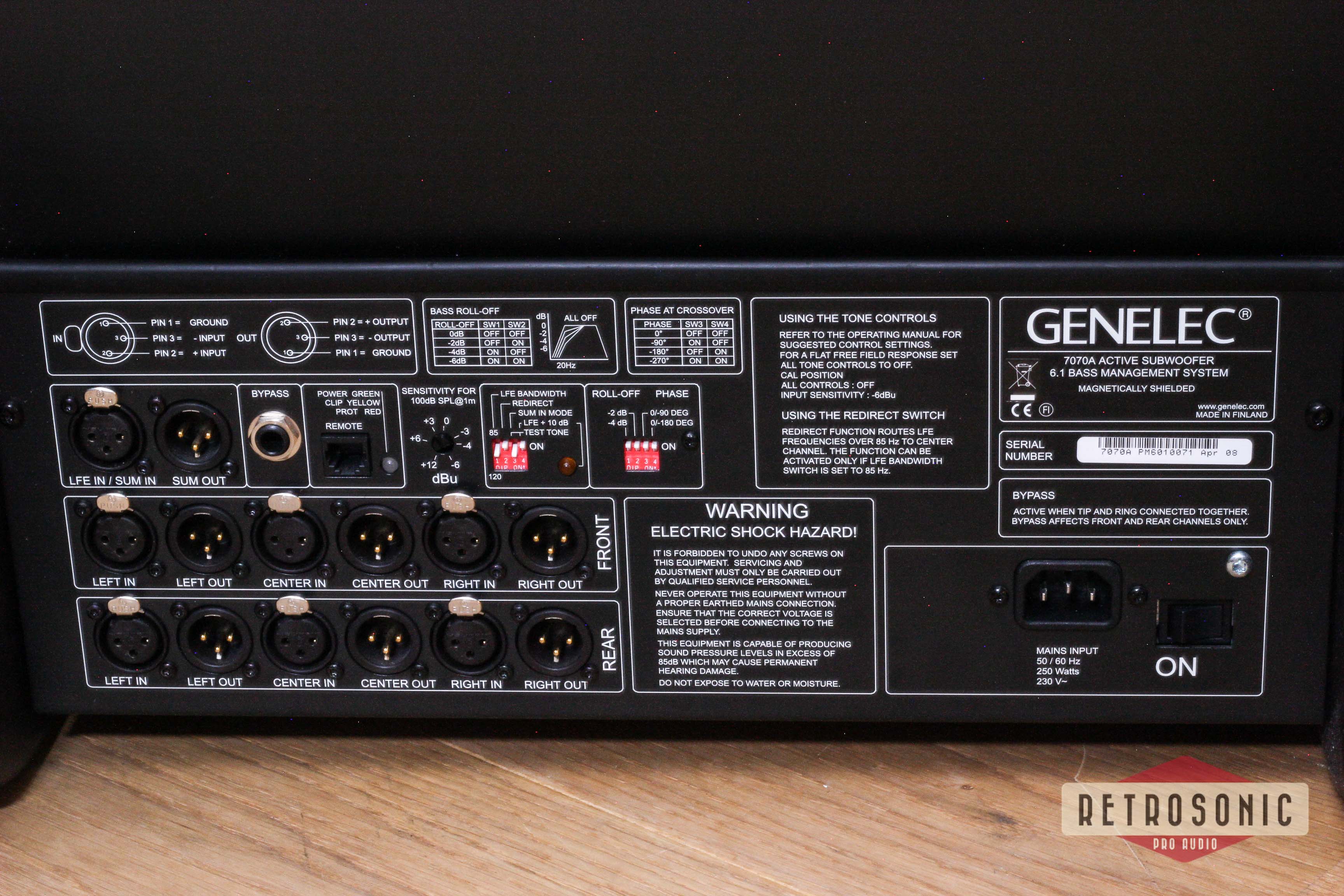 Genelec 7070A Active subwoofer (used)