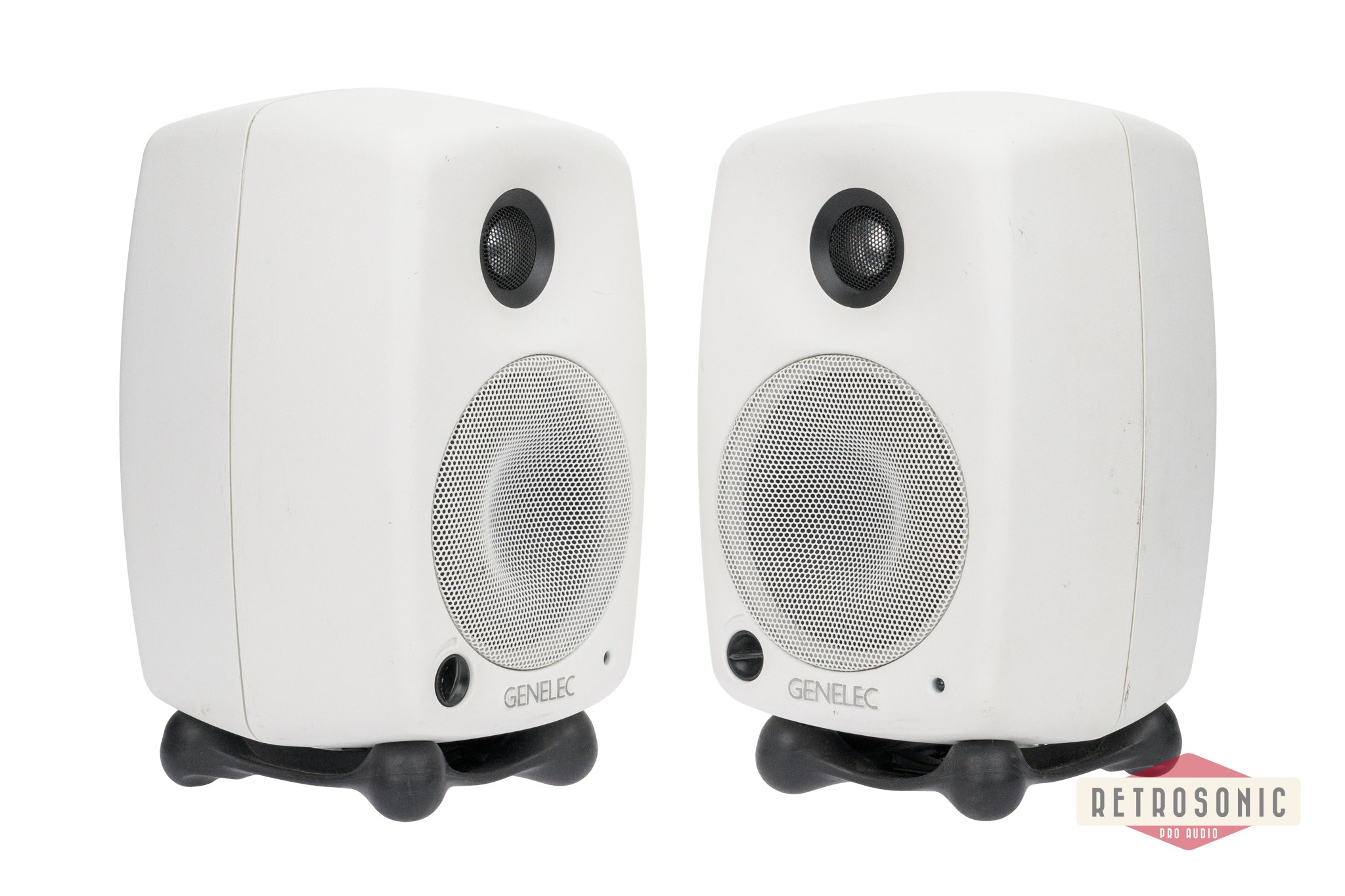 Genelec 8020 Active Studio Monitor pair white