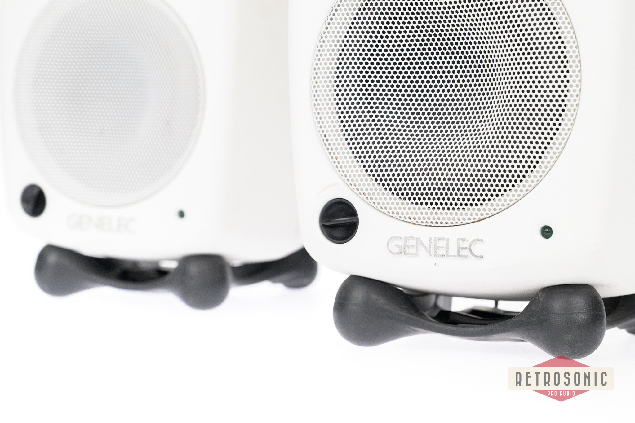 Genelec 8020 Active Studio Monitor pair white