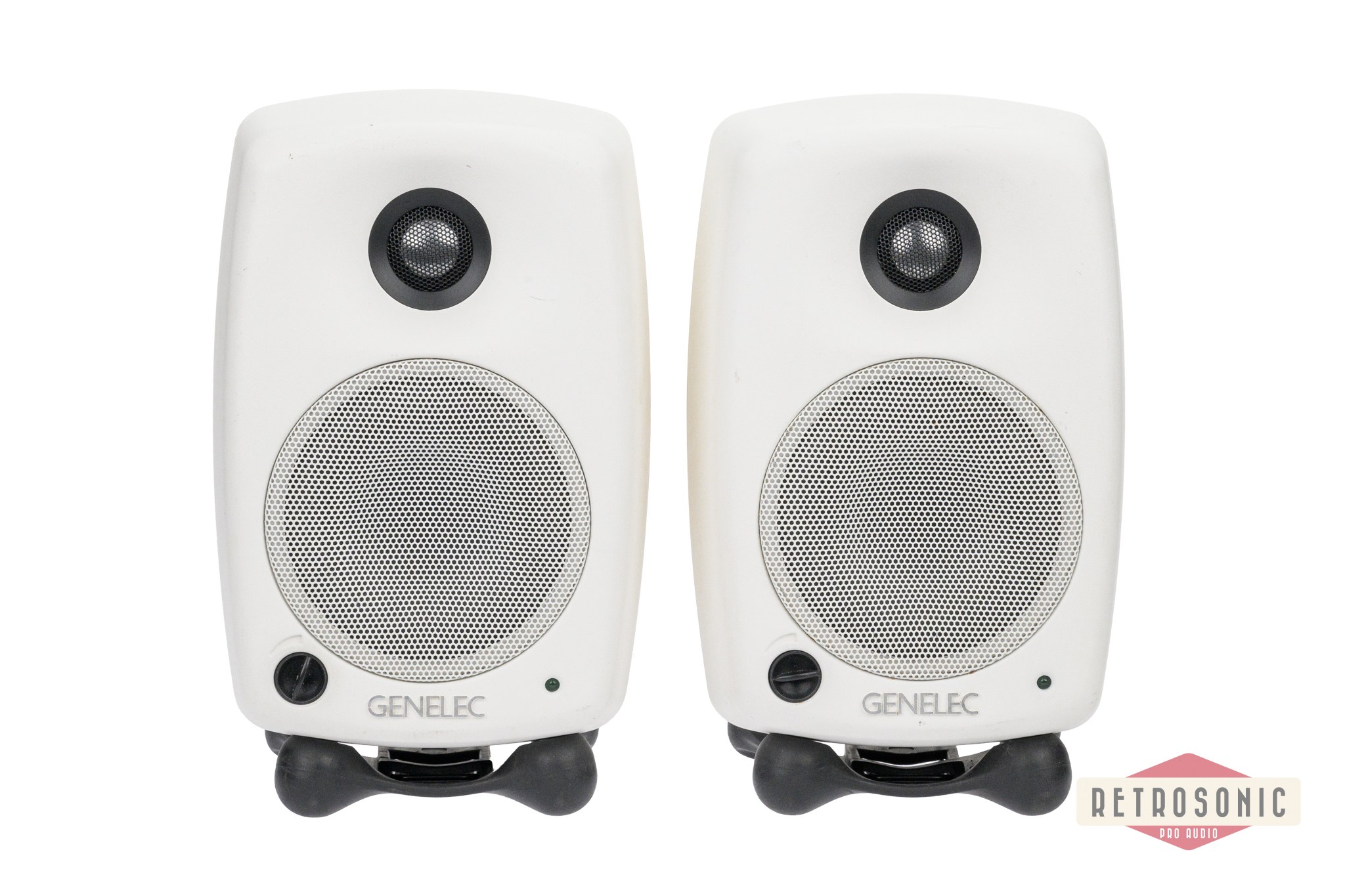 Genelec 8020 Active Studio Monitor pair white