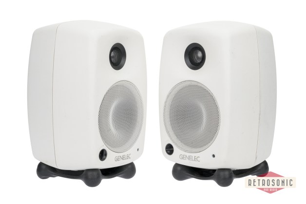 Genelec 8020 Active Studio Monitor pair white