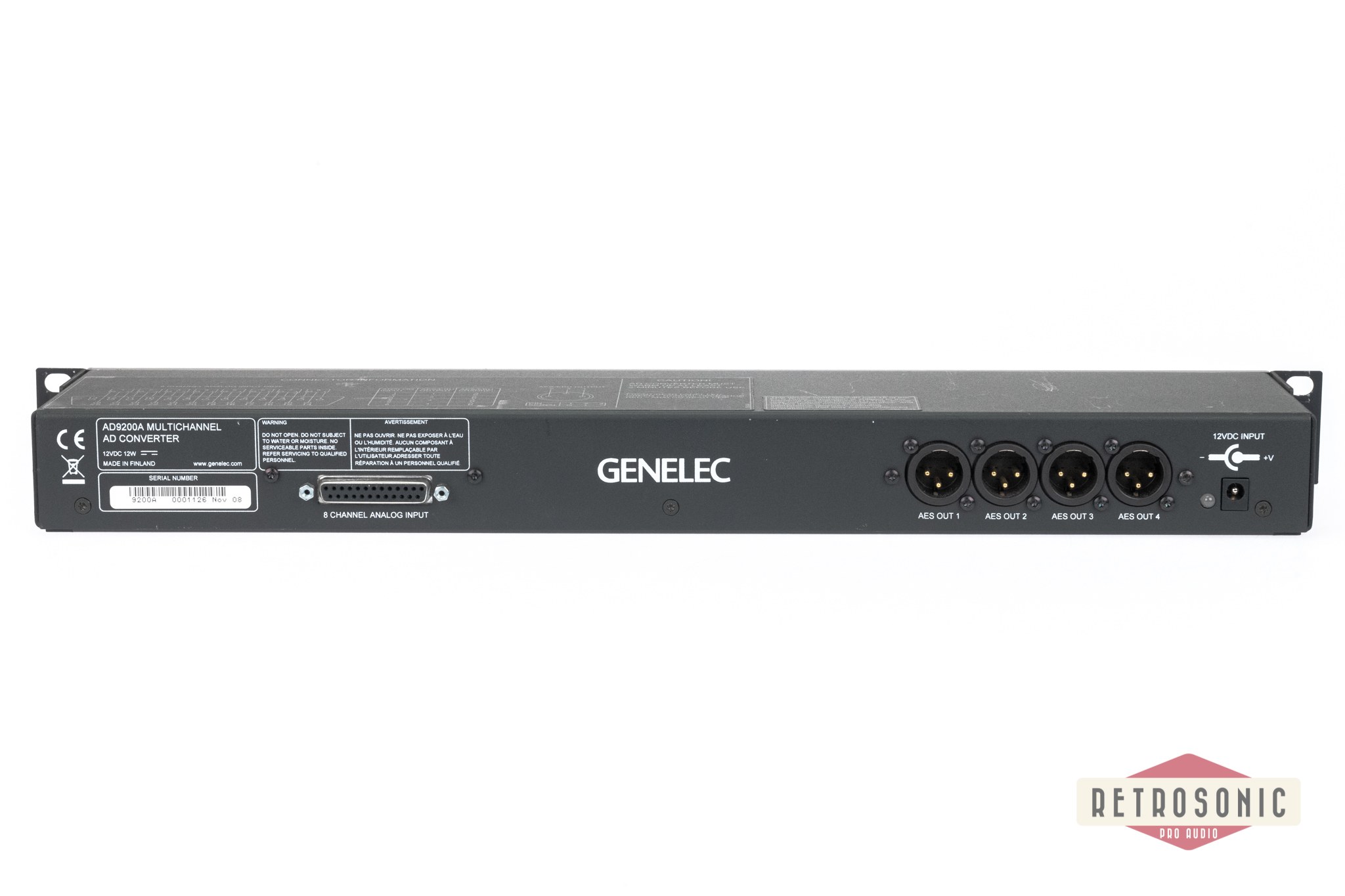 Genelec AD9200A 8 Channel AD-Converter
