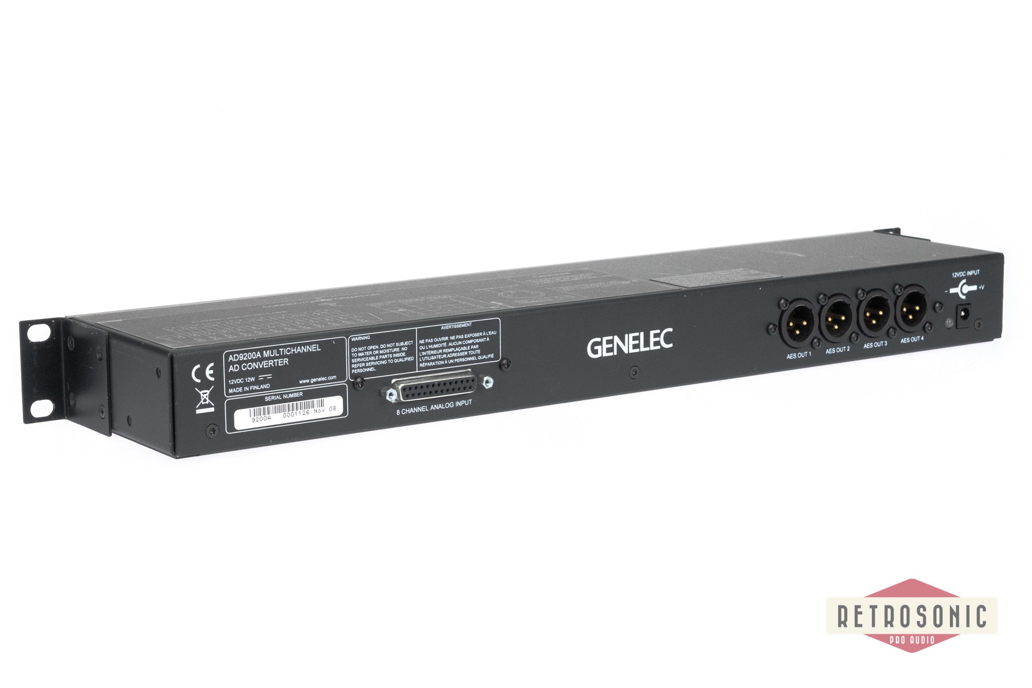 Genelec AD9200A 8 Channel AD-Converter