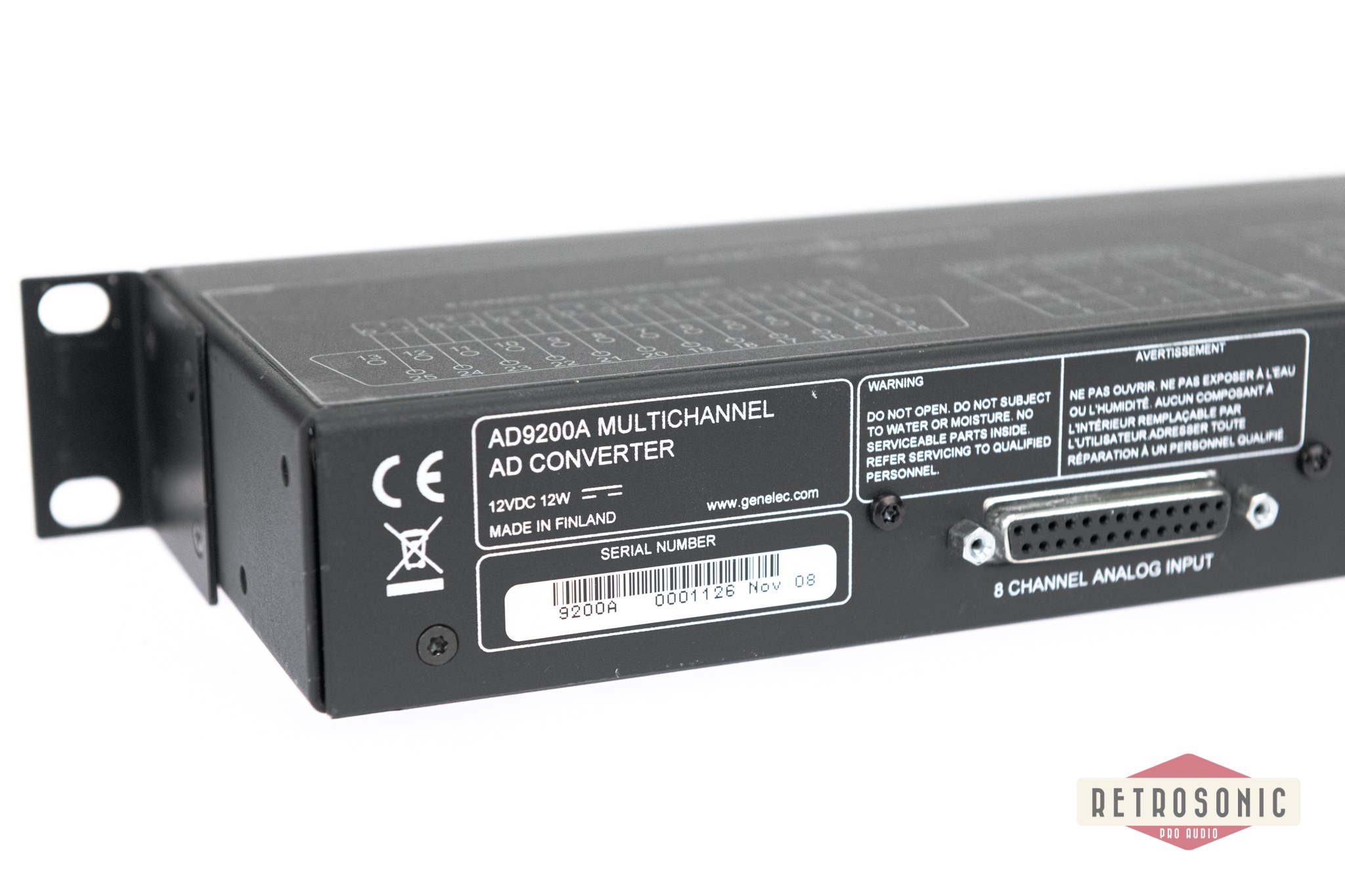 Genelec AD9200A 8 Channel AD-Converter