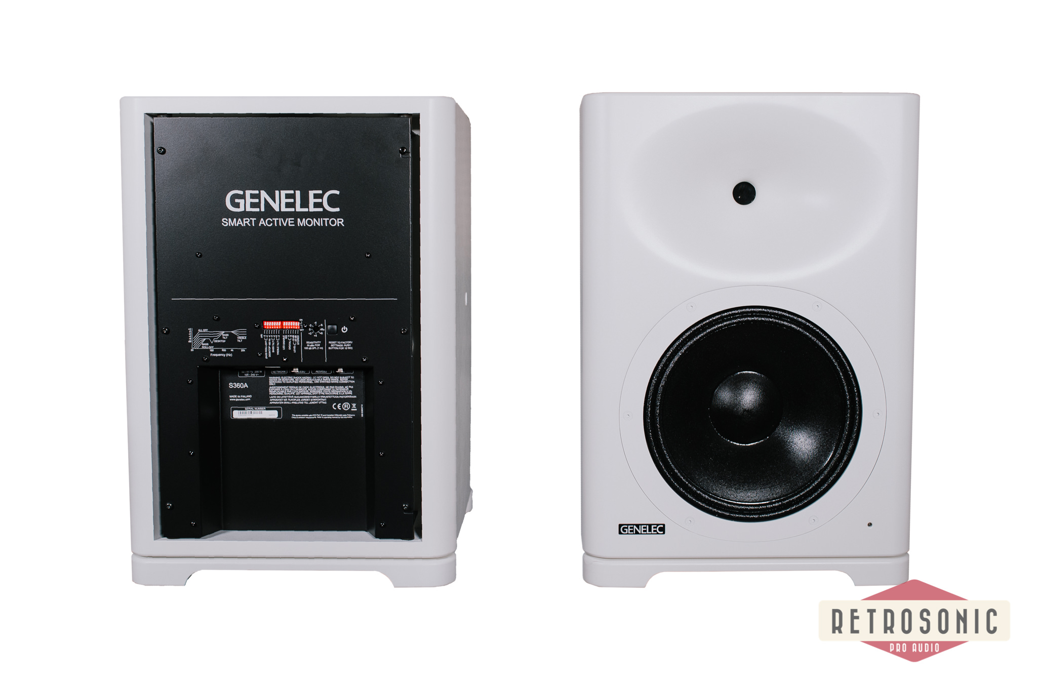 Genelec S360 SAM Studio Monitor Pair White