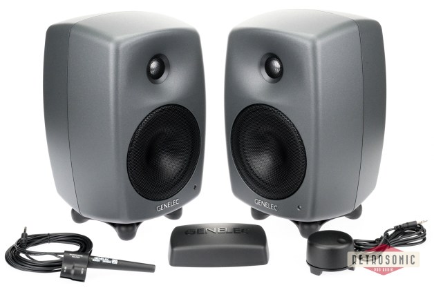 Genelec Stereo 8330AP bundle pack consisting of two 8330AP, GLM User kit and 9310BM volume control