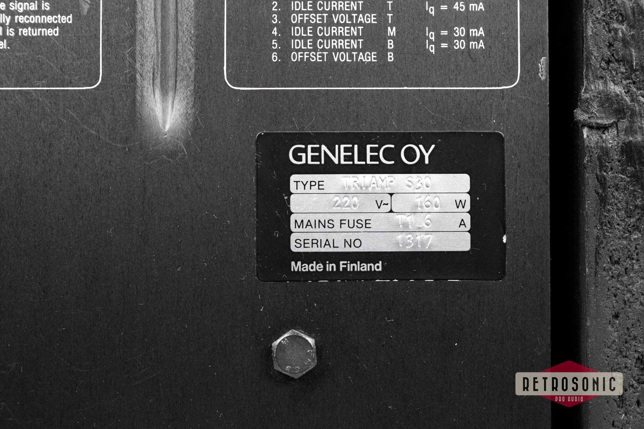 Genelec Triamp S30 Studio Monitor pair