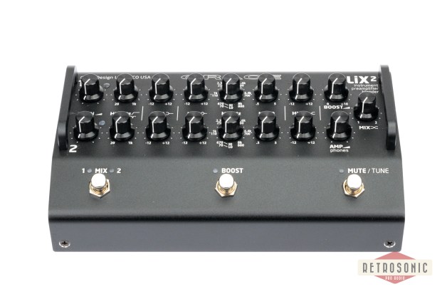 Grace Design FELiX2-BK 2-Channel Instrument & Mic Preamp / DI / EQ Black Finish