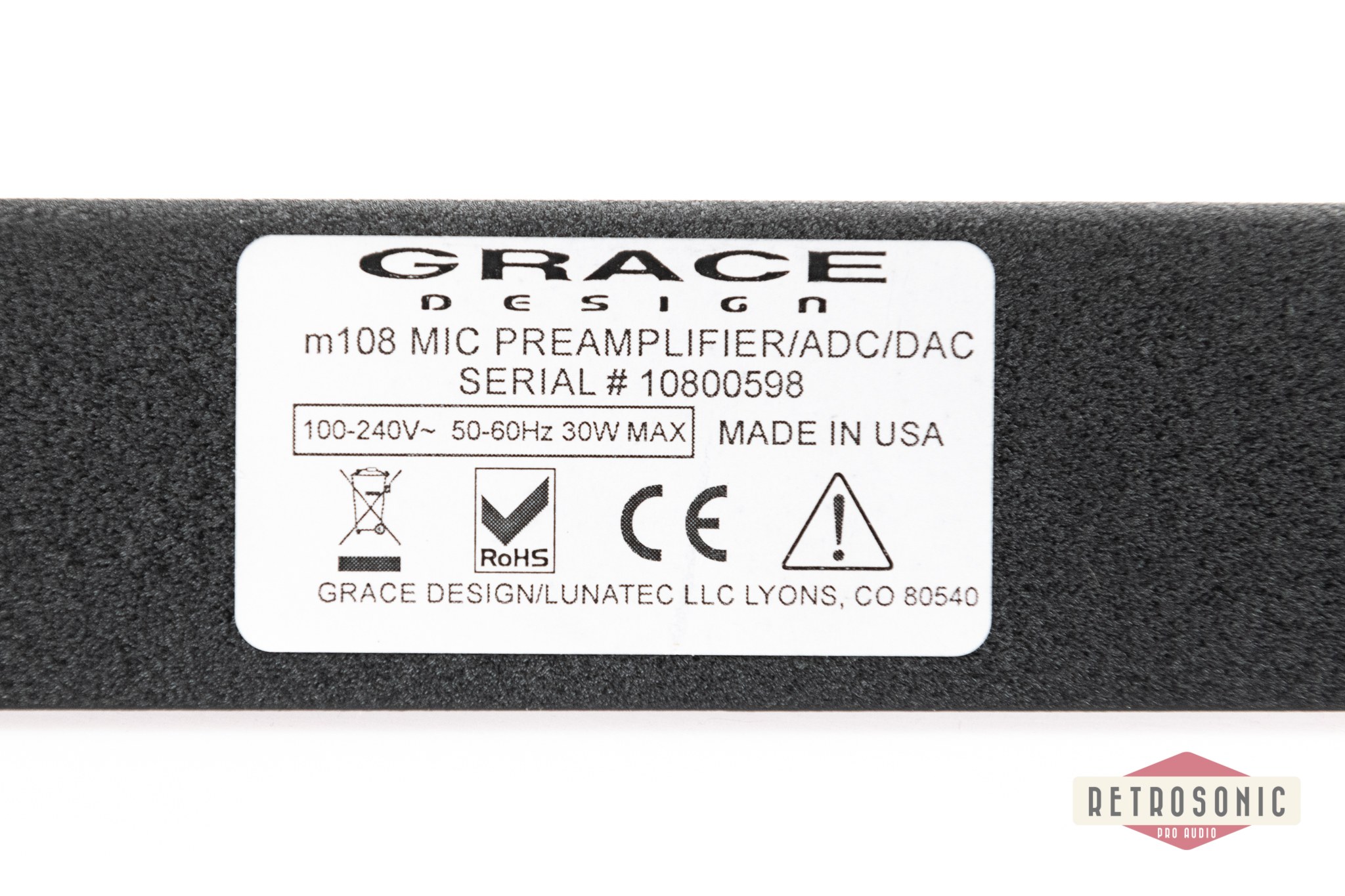 Grace Design m108 8-channel Microphone Preamplifier / ADC