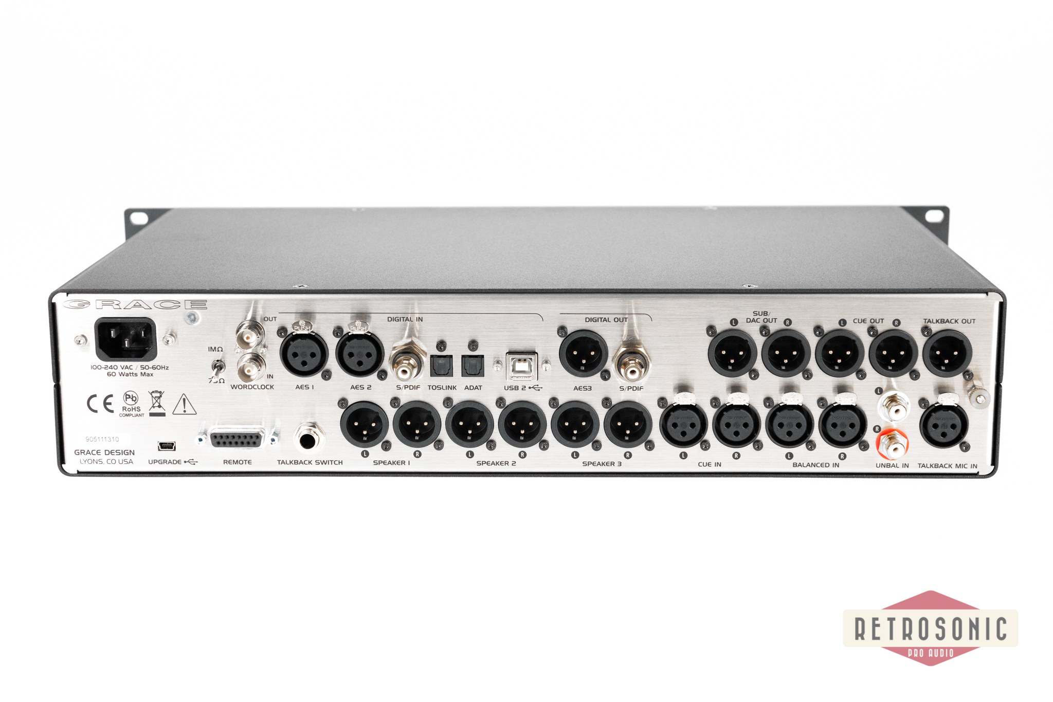 Grace Design m905 Stereo Reference Monitor Controller