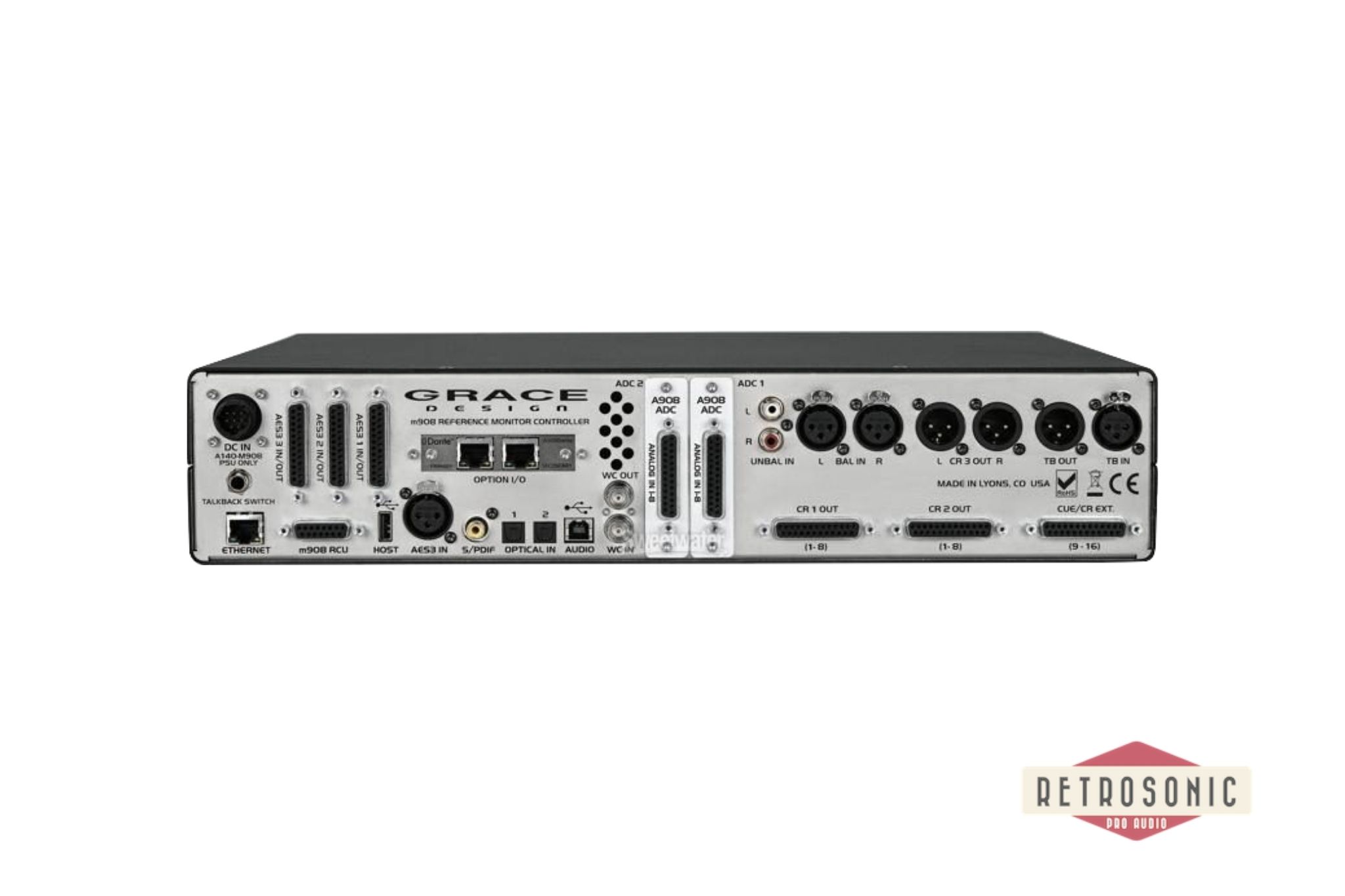 Grace Design m908 high fidelity 22.2 monitor controller