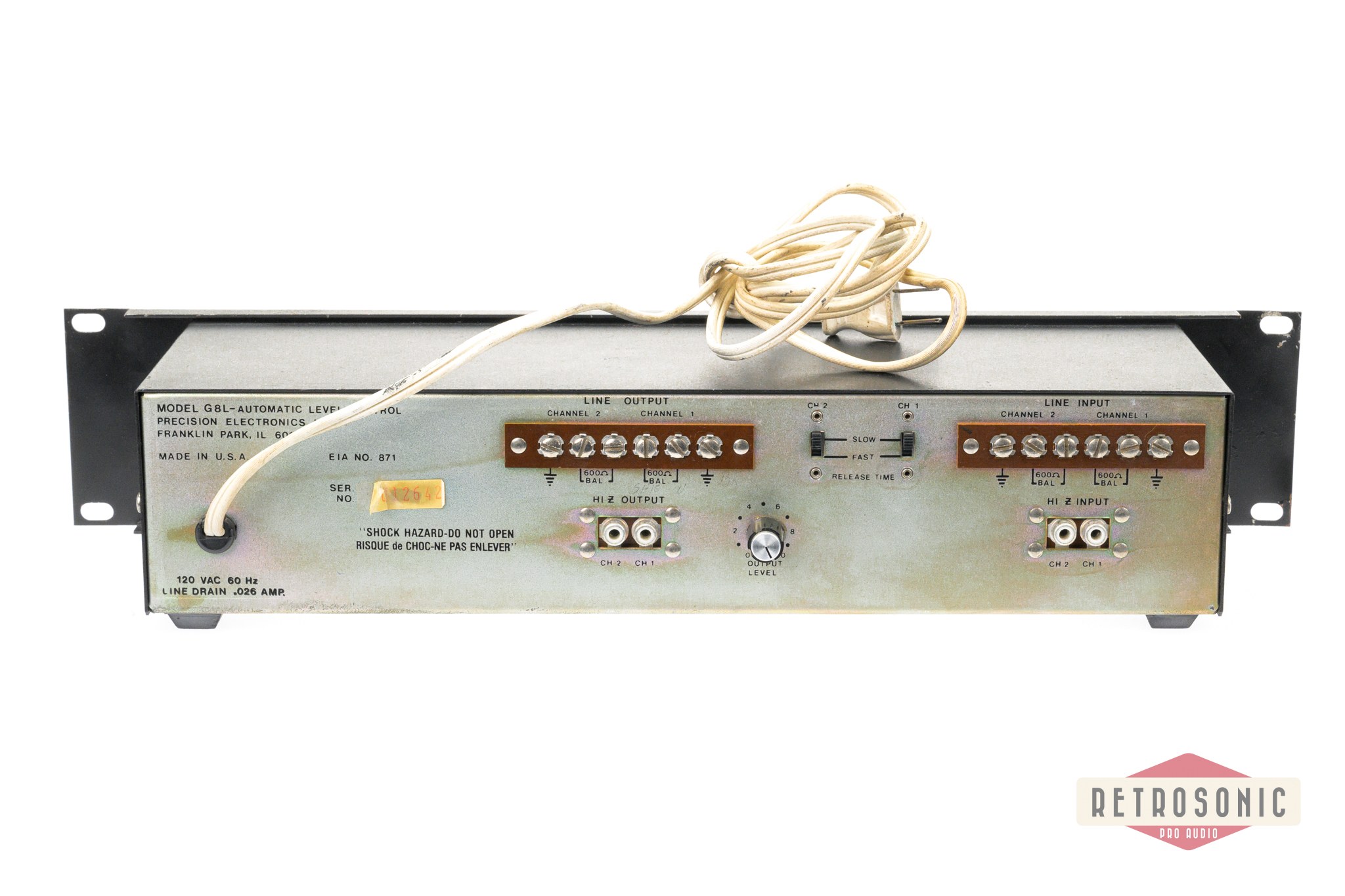 Grommes G8L Precision Automatic Level Control