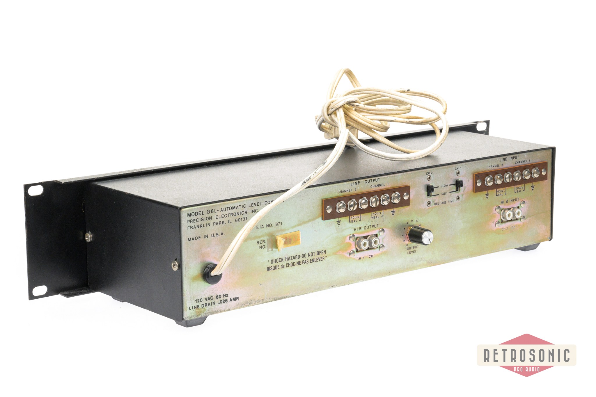 Grommes G8L Precision Automatic Level Control