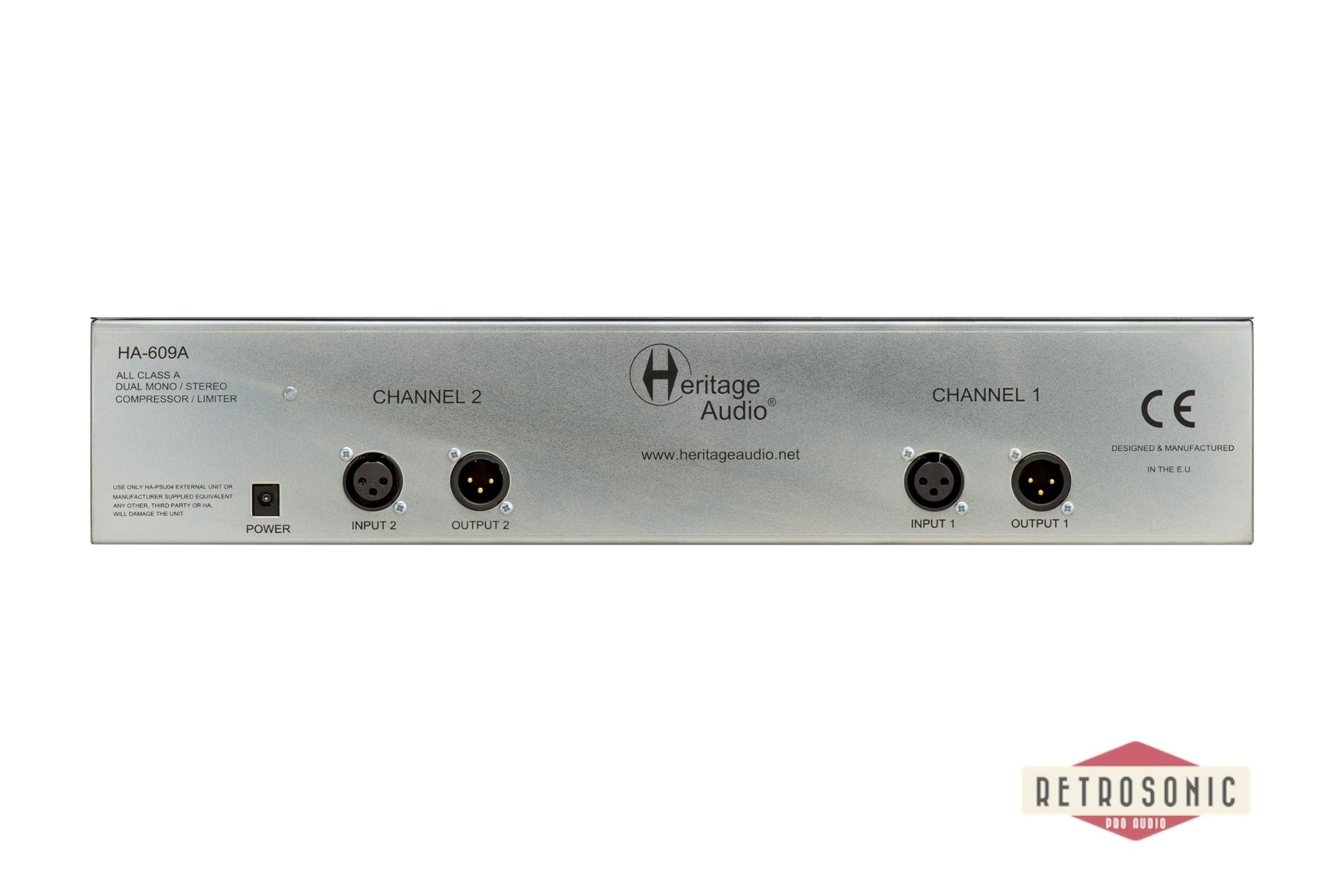 Heritage Audio  609A  Elite Stereo/Dual Mono Compressor Limiter