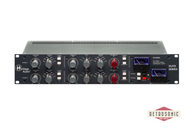 Heritage Audio  609A  Elite Stereo/Dual Mono Compressor Limiter