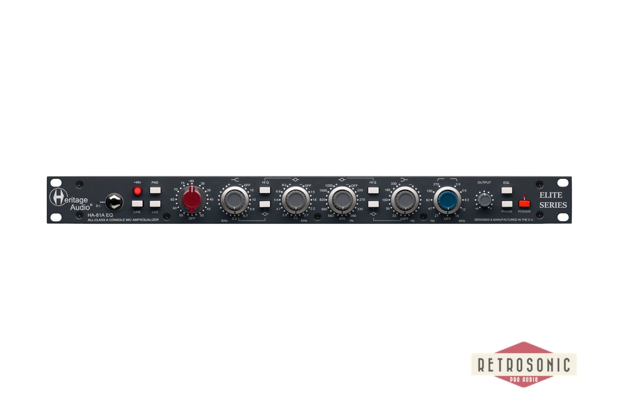 Heritage Audio 81A Elite 73 Preamp with 81 EQ
