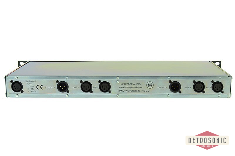 Heritage Audio DMA 73 Dual Mic Preamp DI