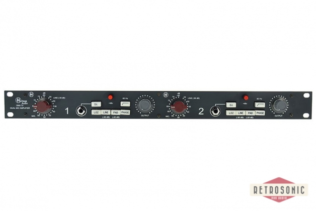 Heritage Audio DMA 73 Dual Mic Preamp DI