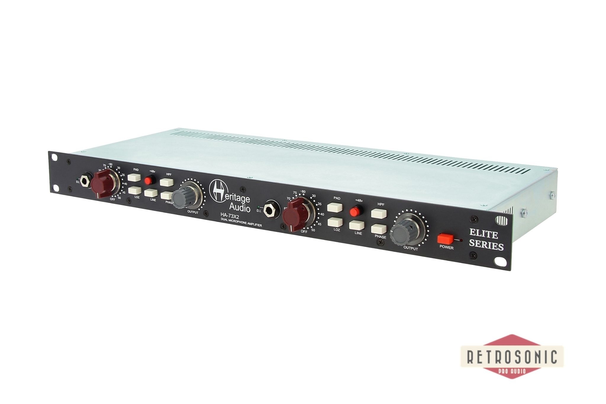 Heritage Audio Elite HA 73EQX2 Dual Mic Preamp /Equalizer