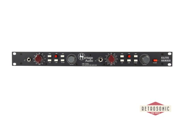 Heritage Audio Elite HA 73EQX2 Dual Mic Preamp /Equalizer