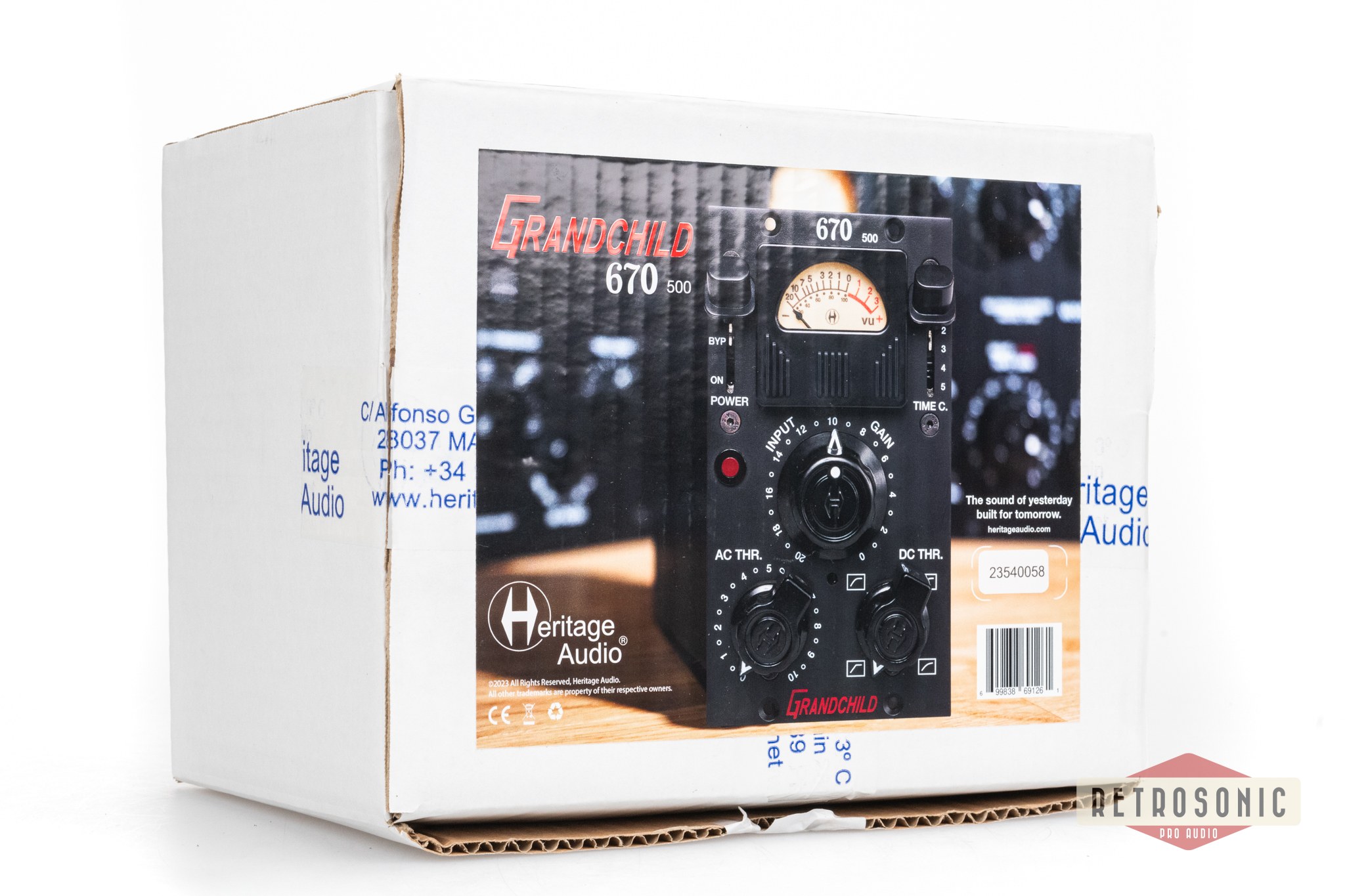 Heritage Audio Grandchild 670 Stereo VariMu Compressor 500 Series