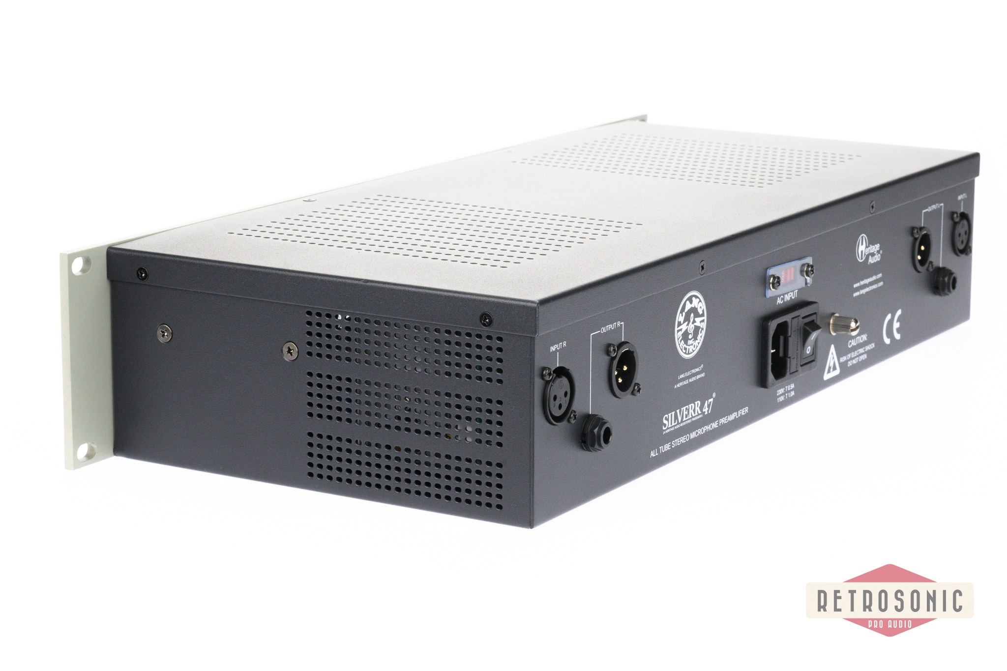 Heritage Audio Lang Silver 47 Tube Mic Preamp