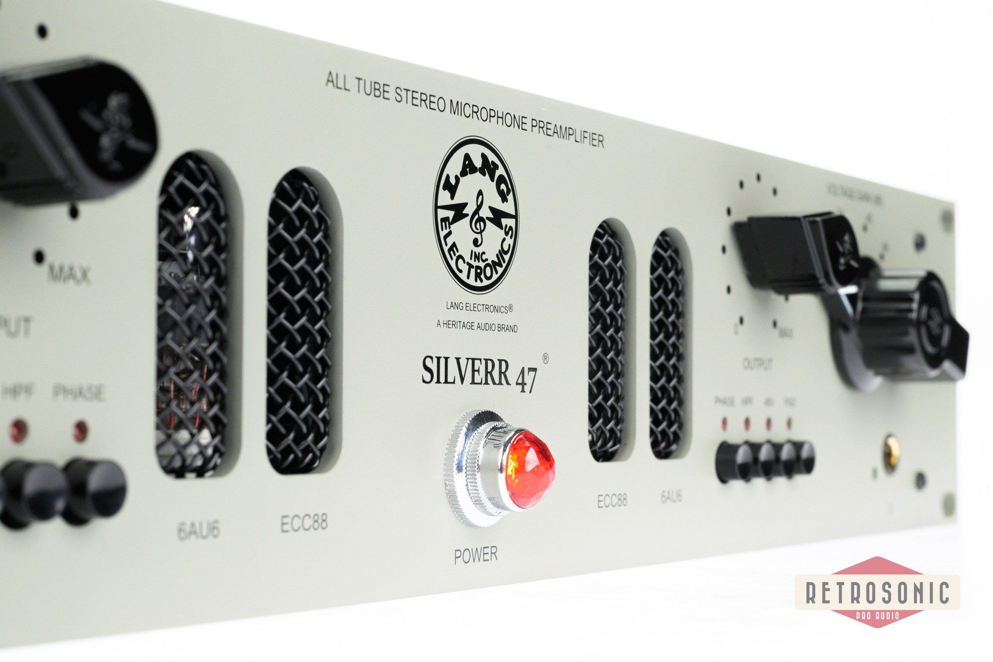 Heritage Audio Lang Silver 47 Tube Mic Preamp