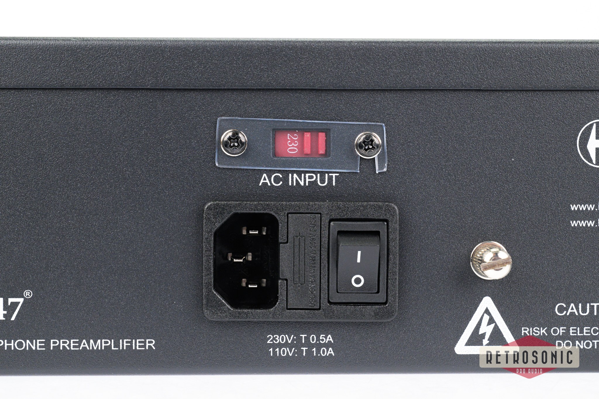 Heritage Audio Lang Silver 47 Tube Mic Preamp