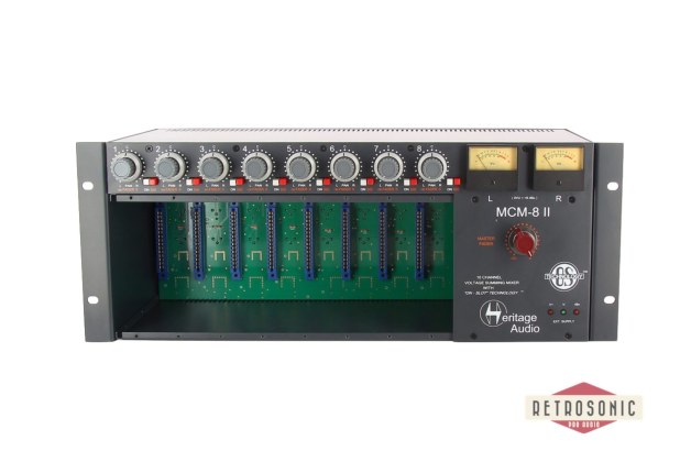 Heritage Audio MCM-8 V2 500 Ser. 8 module rack with 10 ch. mixer