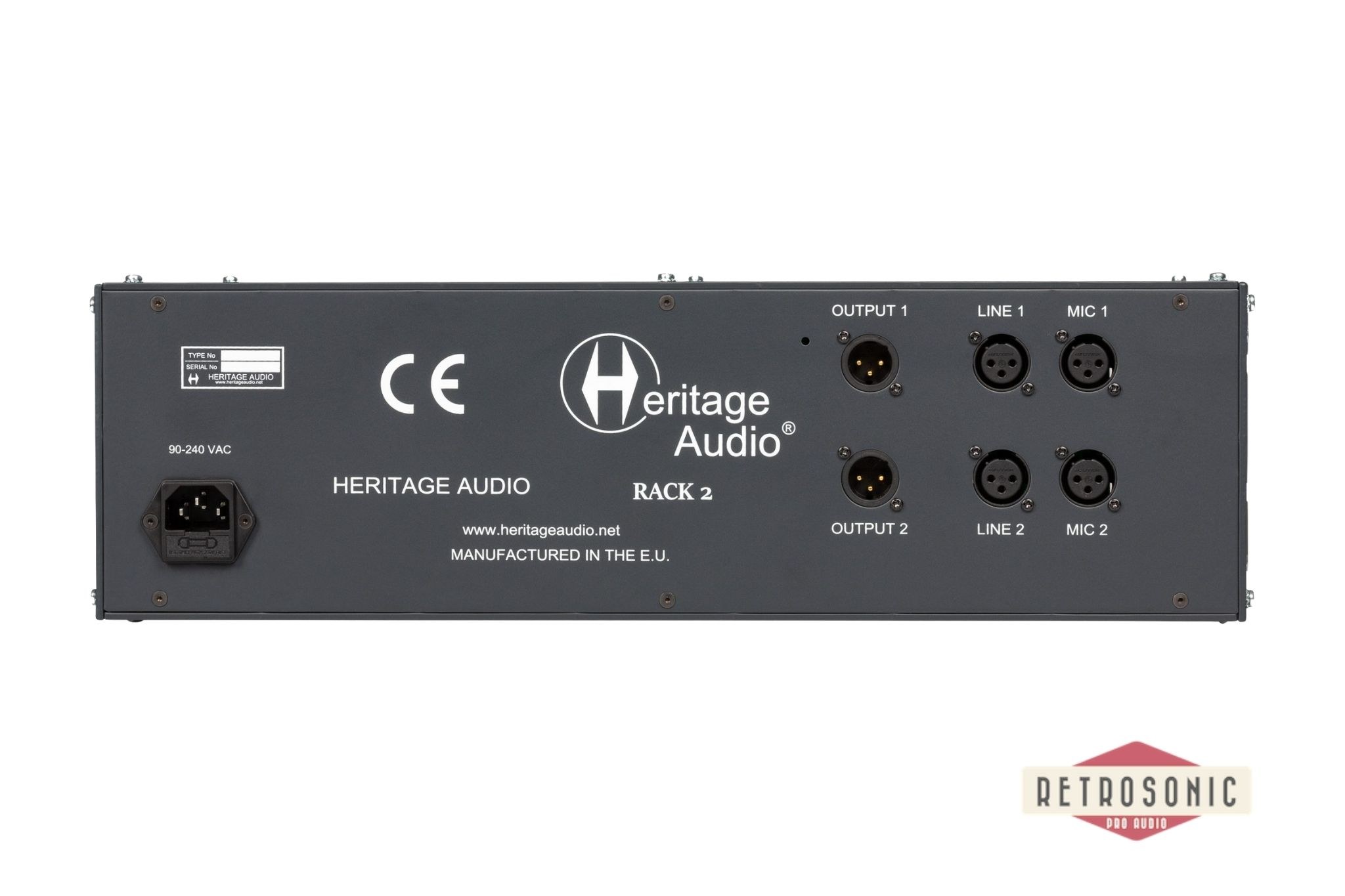 Heritage Audio Rack for 2 80 Series modules incl PSU