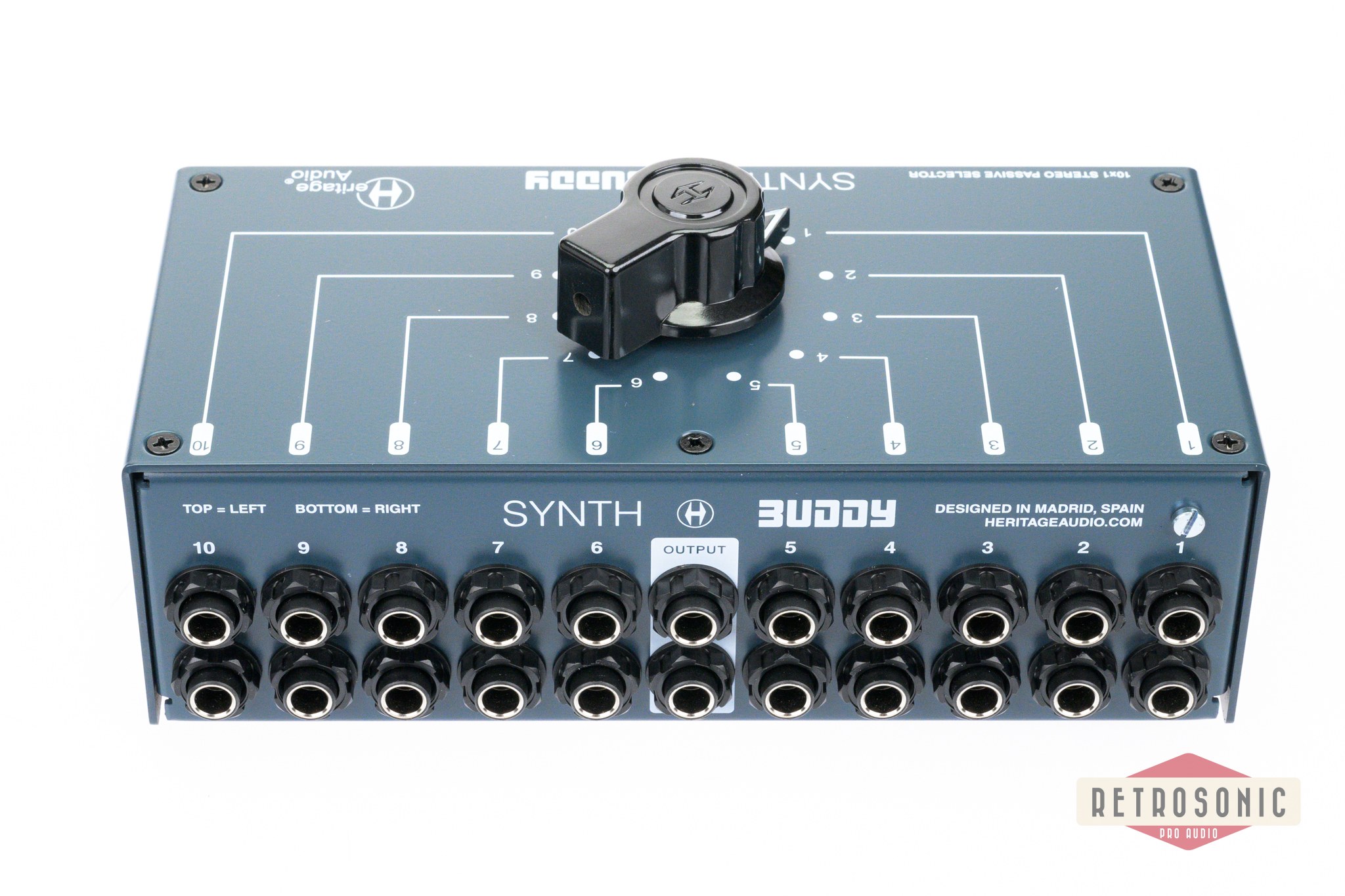 Heritage Audio Synth Buddy 10x1 Instrument Selector