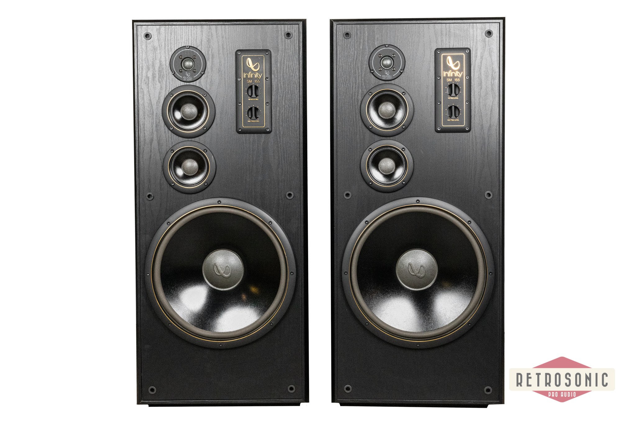 Infinity SM 155 3-Way Passive Loudspeaker pair