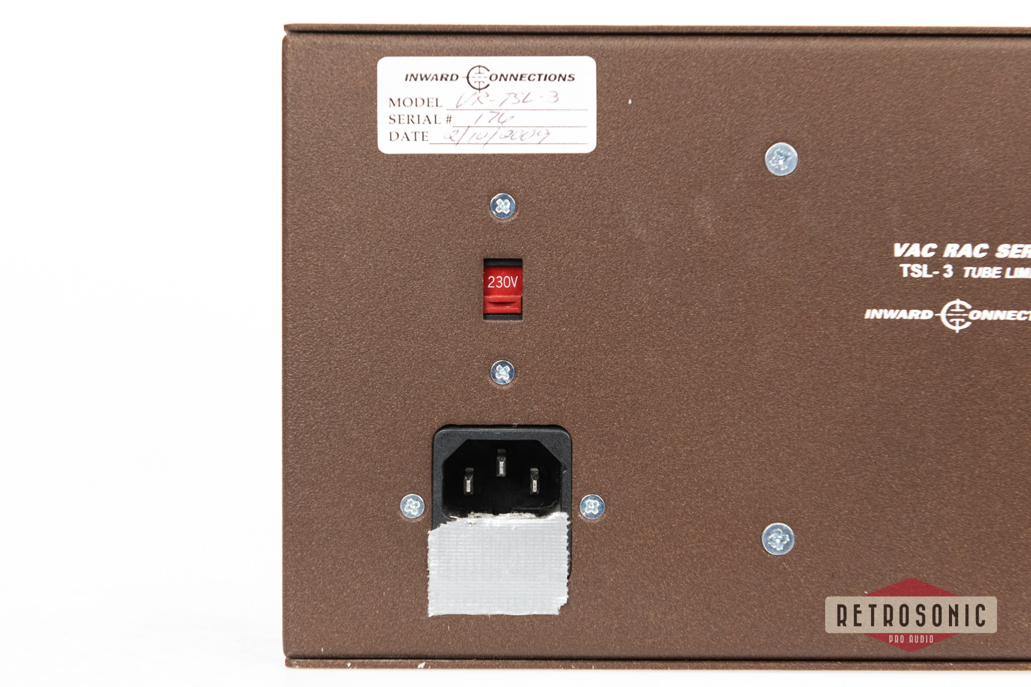 Inward Connections Vac Rac TSL-3 2-Channel Tube Limiter