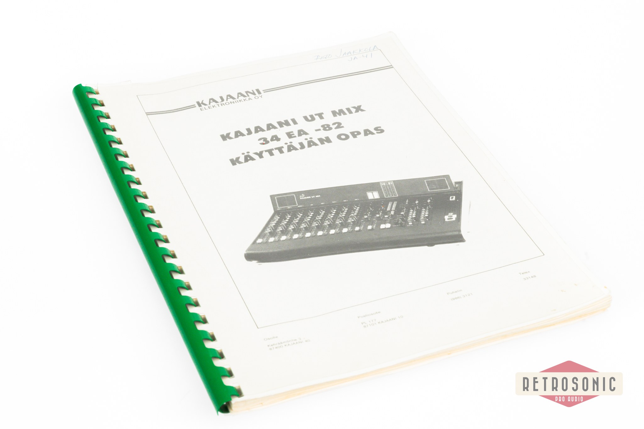 Kajaani UT MIX 8/2 Analog Broadcast Mixer