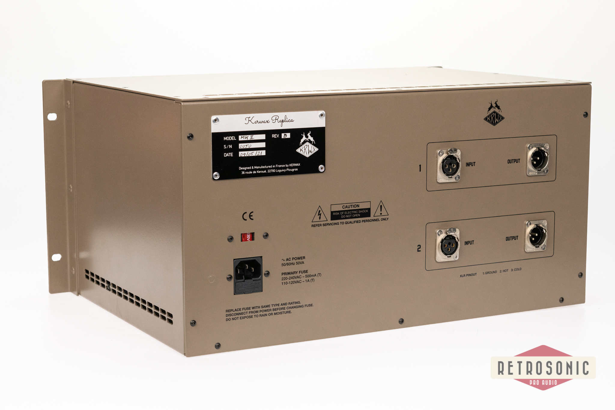 Kerwax Replica Stereo Tube Line Preamplifier