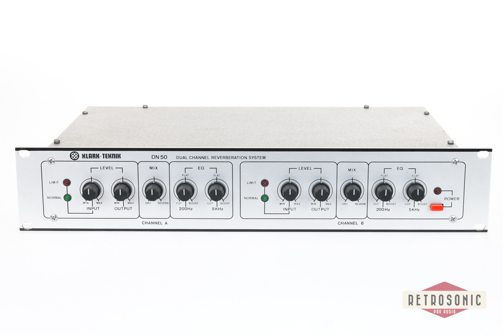 Klark-Teknik DN-50 Dual Reverberation System Spring Reverb