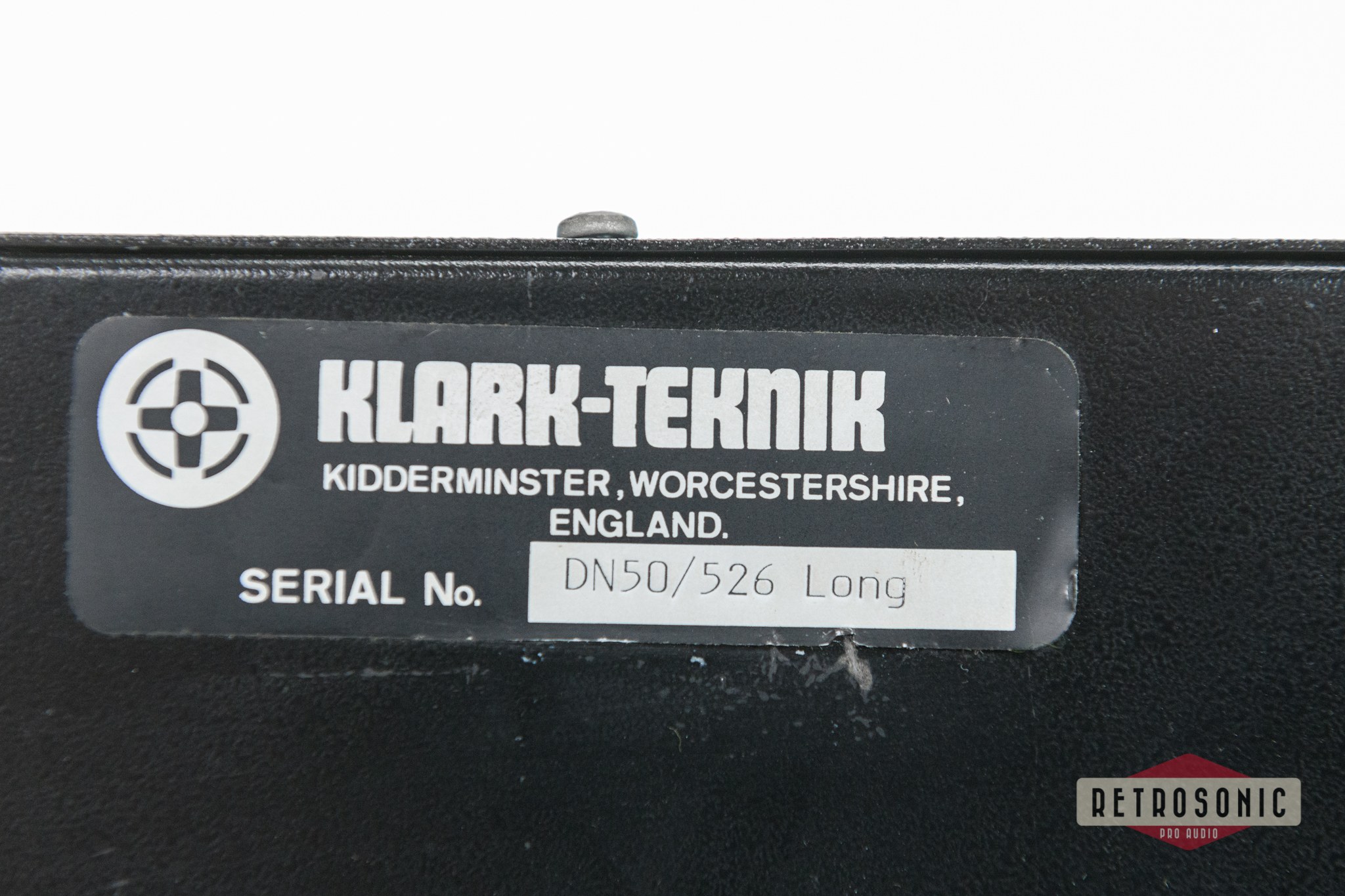 Klark-Teknik DN-50 Dual Reverberation System Spring Reverb