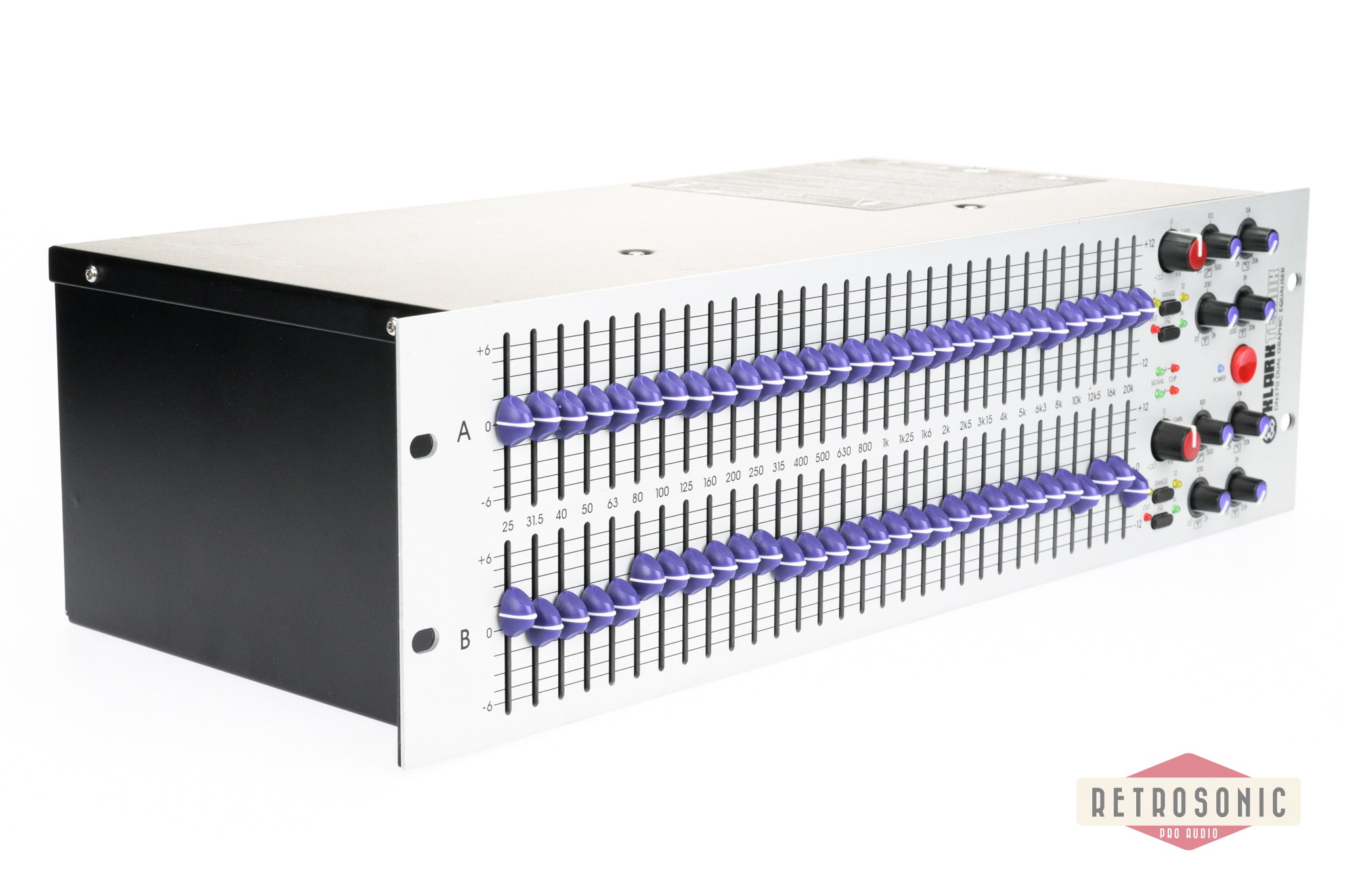 Klark Teknik DN370 Dual 30-Band Graphic Equalizer