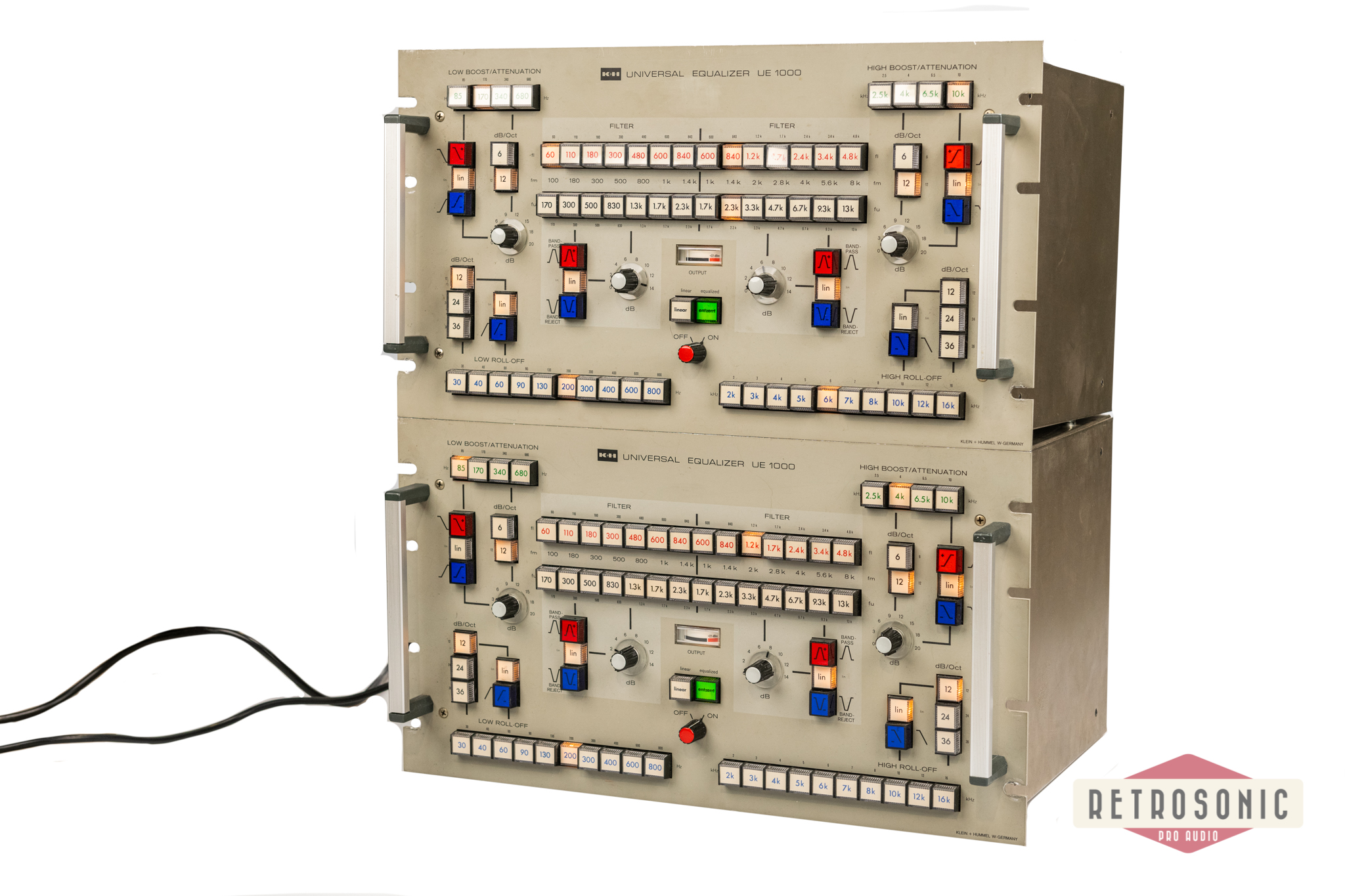 Klein & Hummel UE-1000 Discrete Program Equalizer Mastering Pair