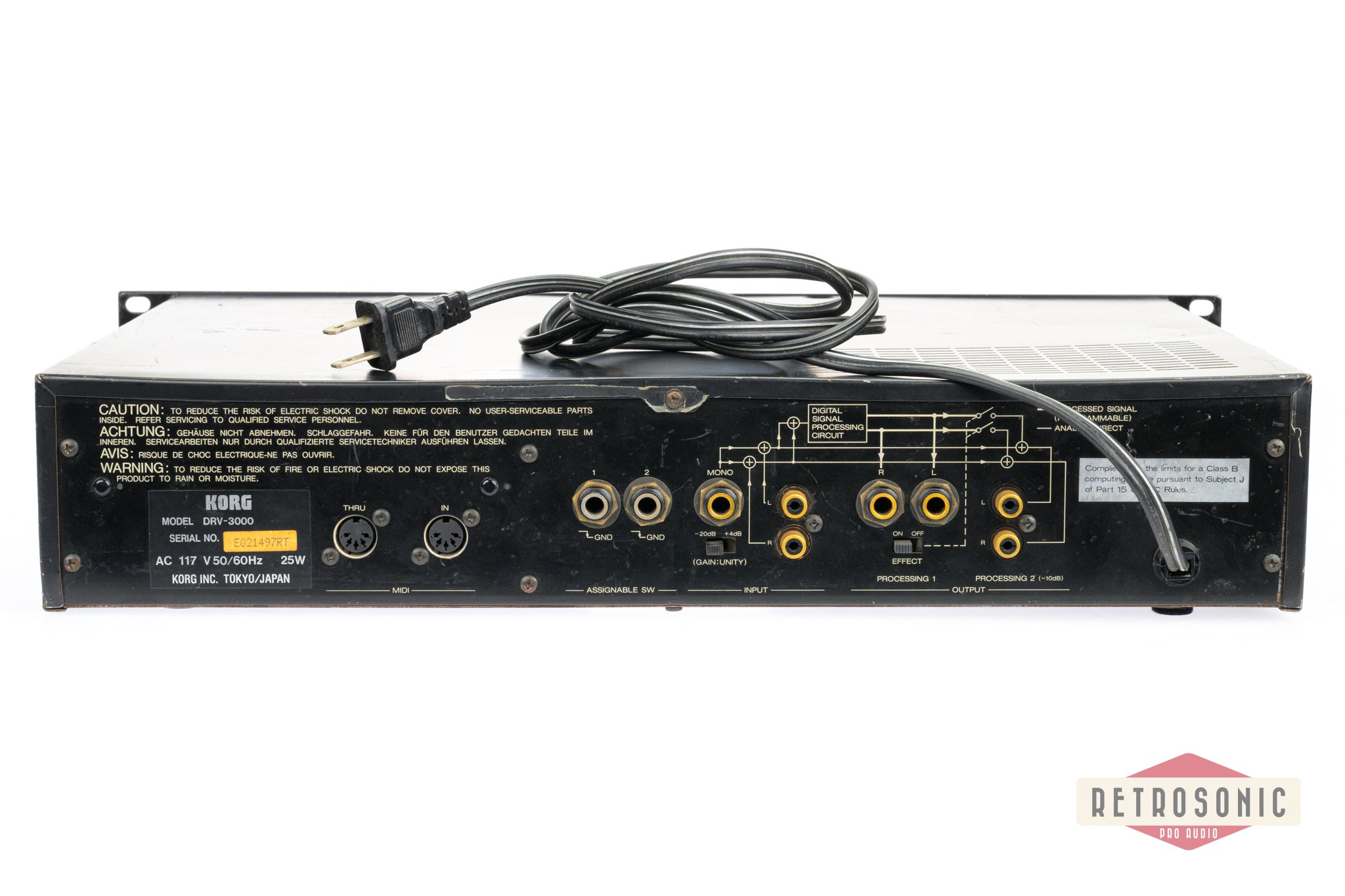 Korg DRV-3000 Dual Digital Processor